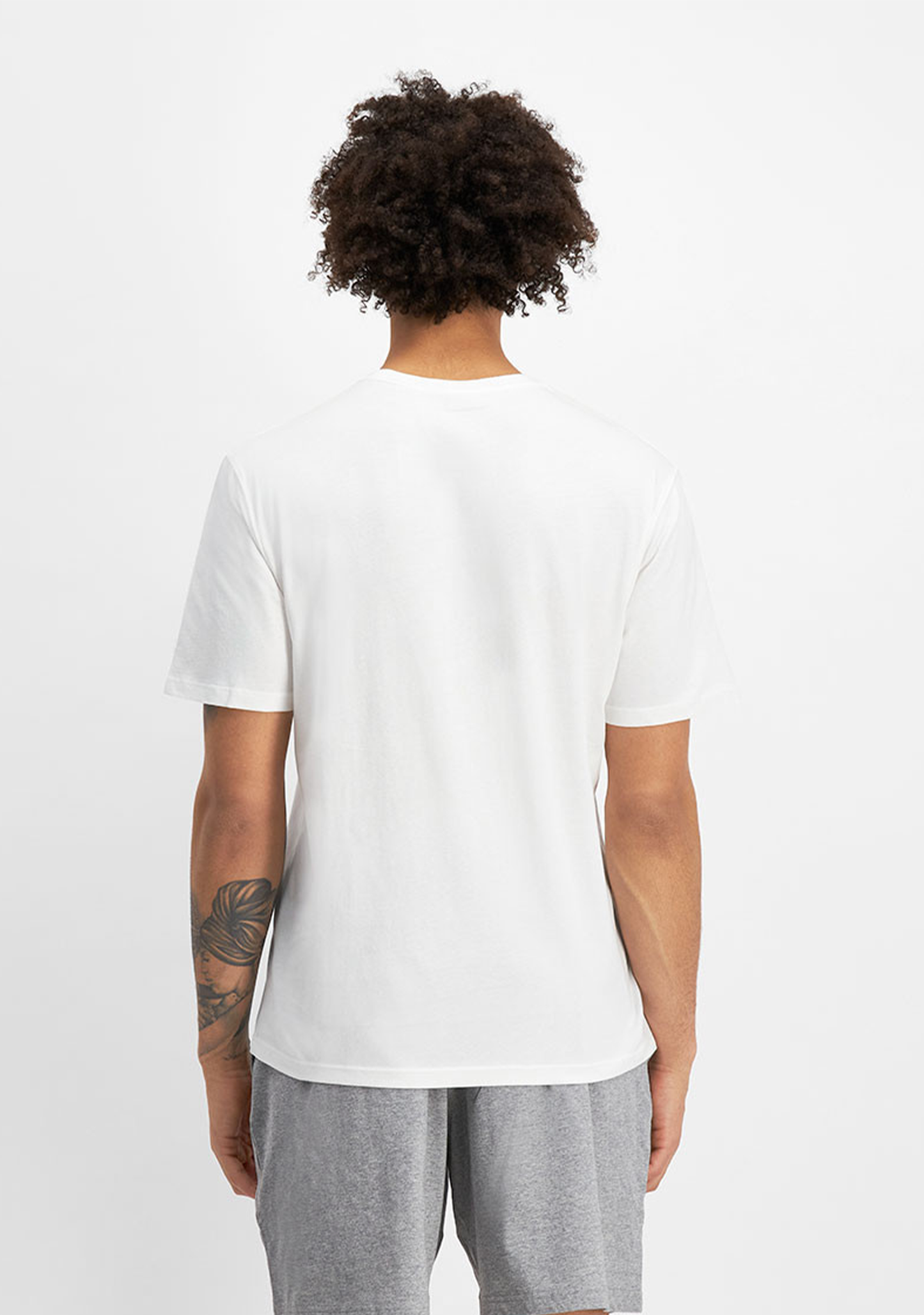 Champion Men's C Logo Short Sleeve Tee White
