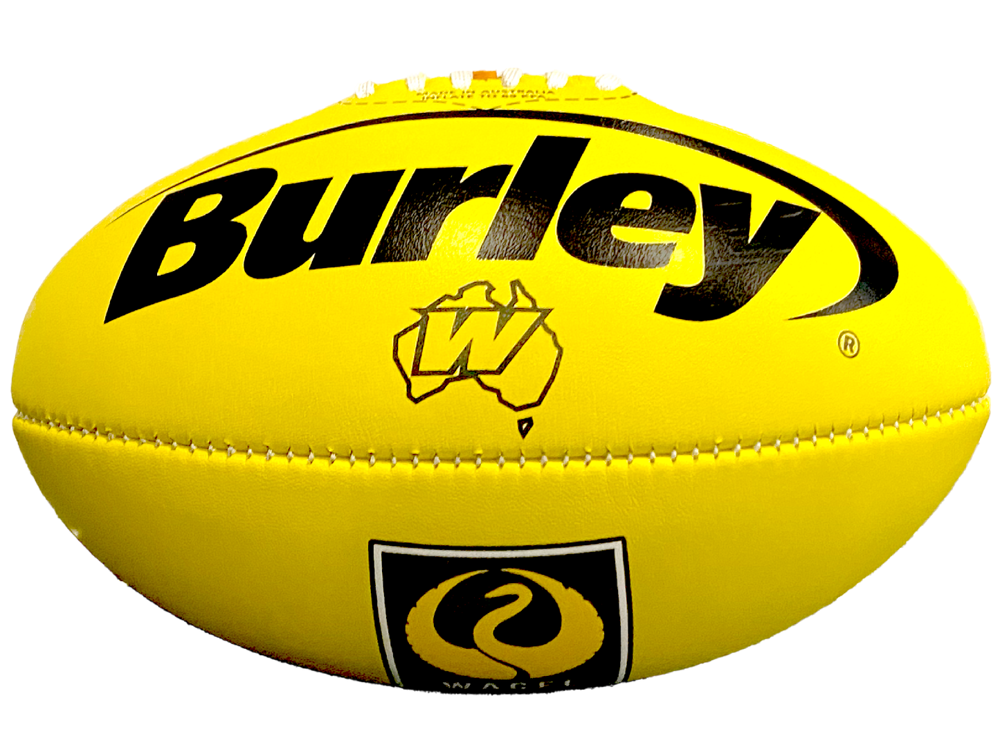 Burley WACFL Football Assorted Logos Size 4 Yellow <br> Sligthly Blemished Women’s