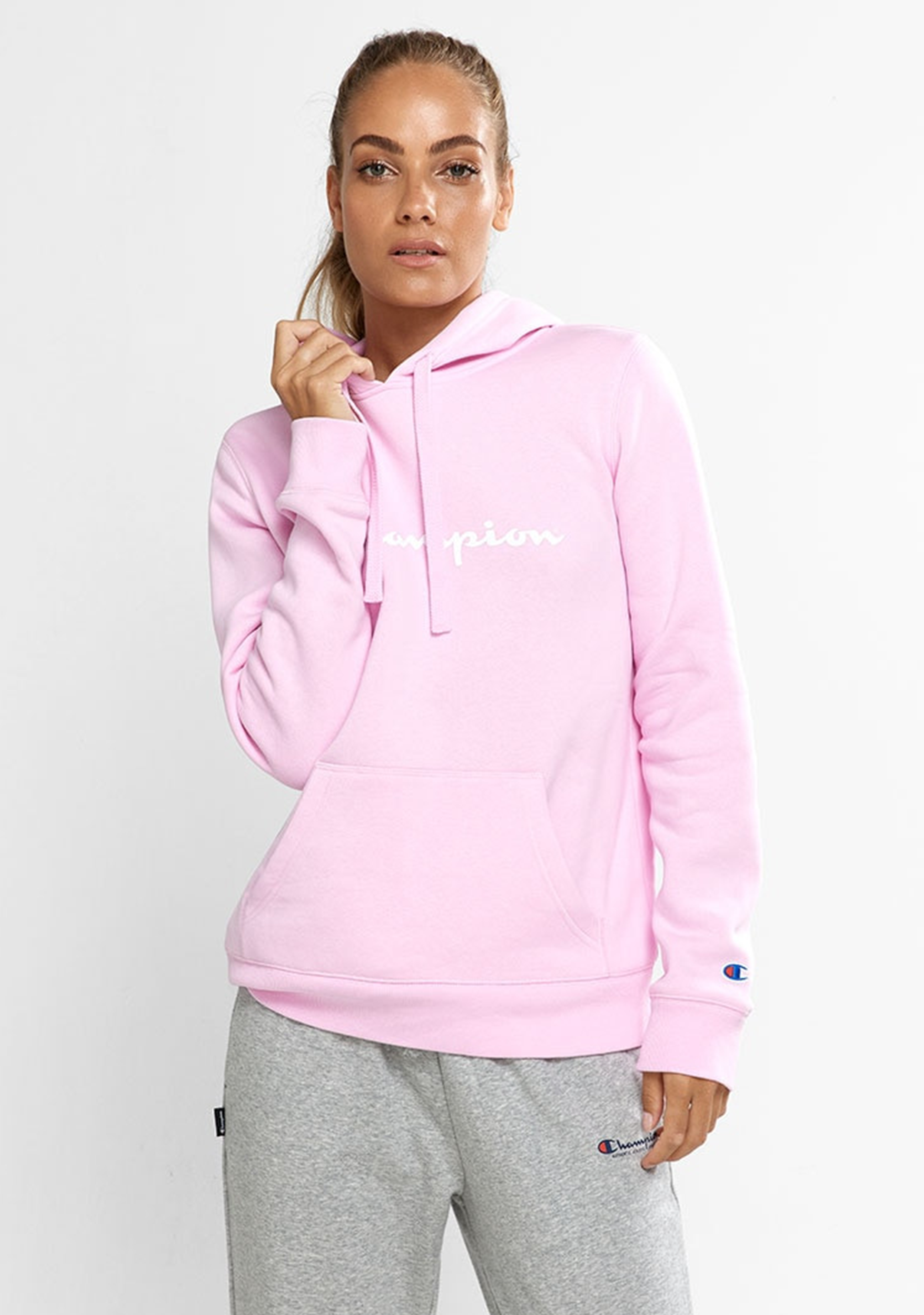 Champion Women's Script Hoodie Pink – Jim Kidd Sports