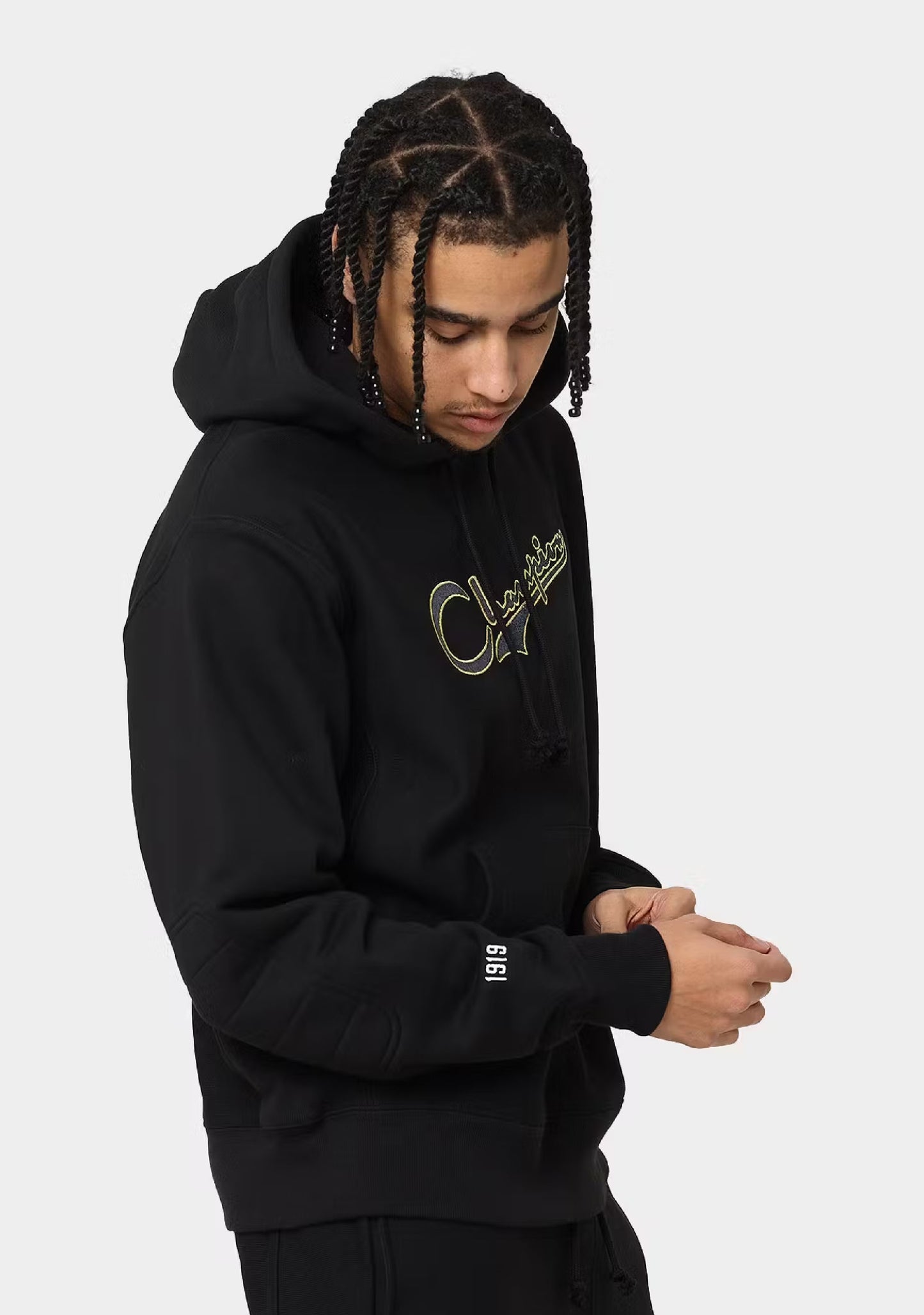 Champion Men’s Reverse Weave Archive Script Hoodie