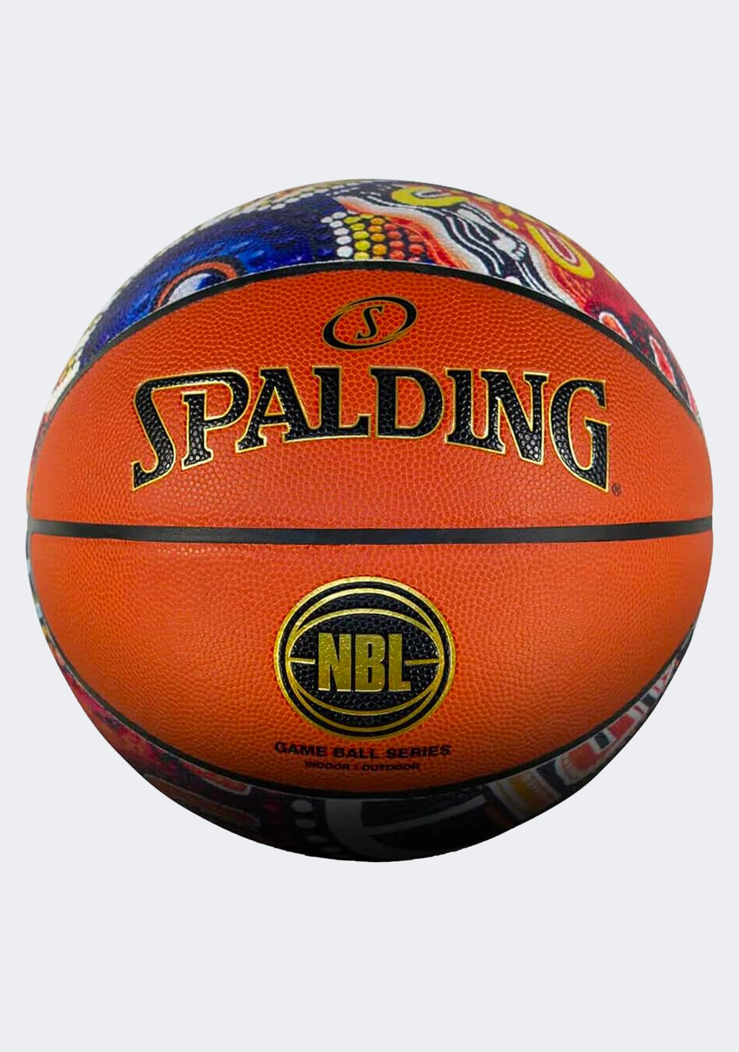 Spalding NBL Indigenous All Surface Ball with FREE Wilson NBA Team Mini Retro Phoenix Suns Basketball