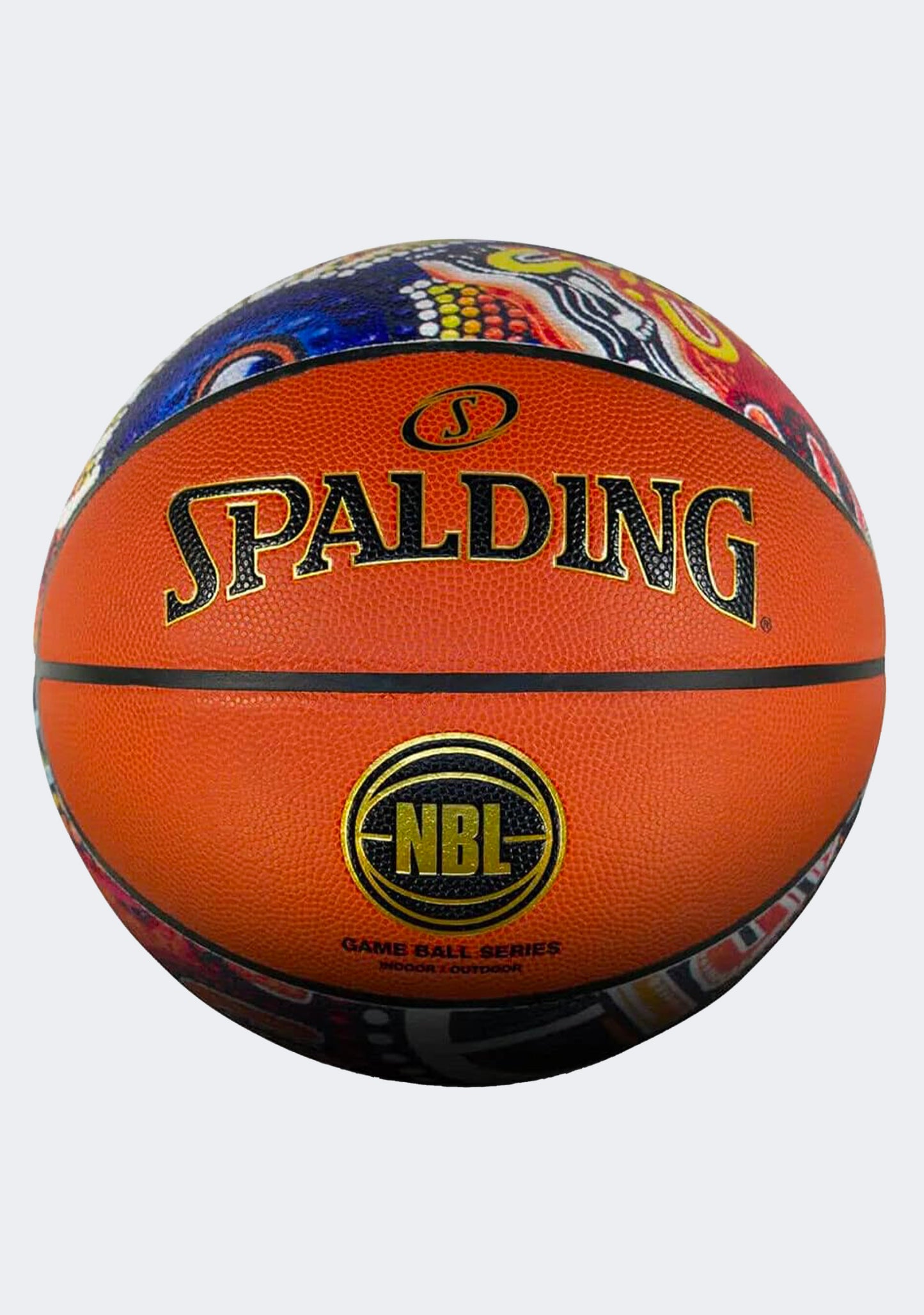 Spalding NBL Indigenous All Surface Ball with FREE Wilson NBA Team Mini Retro Phoenix Suns Basketball