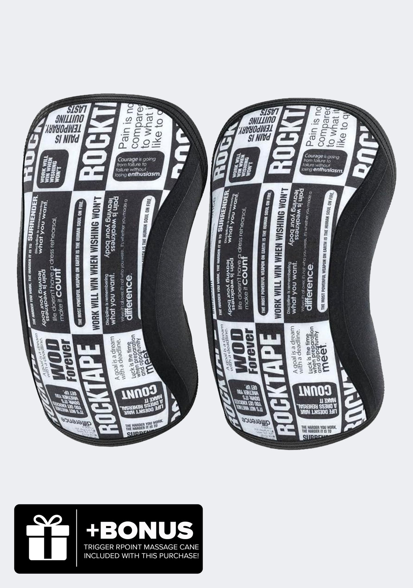 Rocktape Assassins Knee Sleeve 7mm Thick White Manifesto