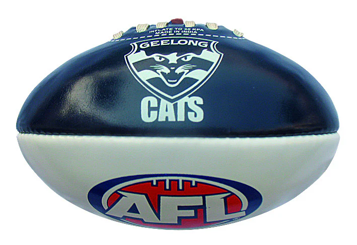 Burley PVC AFL Geelong Football 20cm
