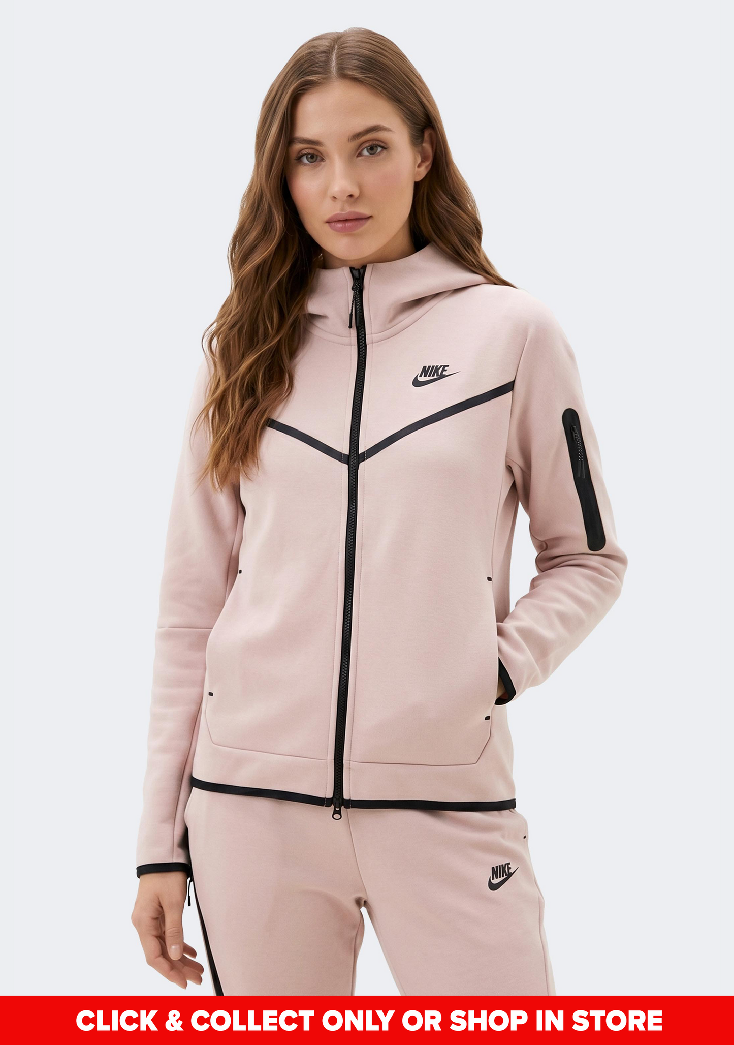 Nike Women's Sportswear Tech Fleece Windrunner Full Zip Hoodie