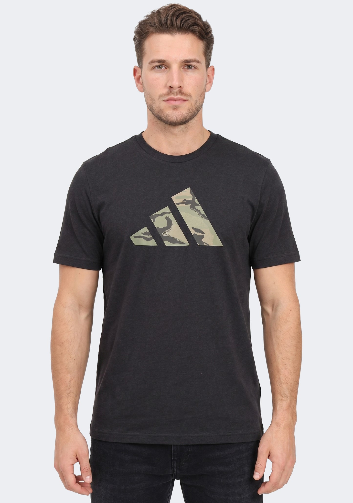 Adidas Men's Camo Logo Graphic Tee