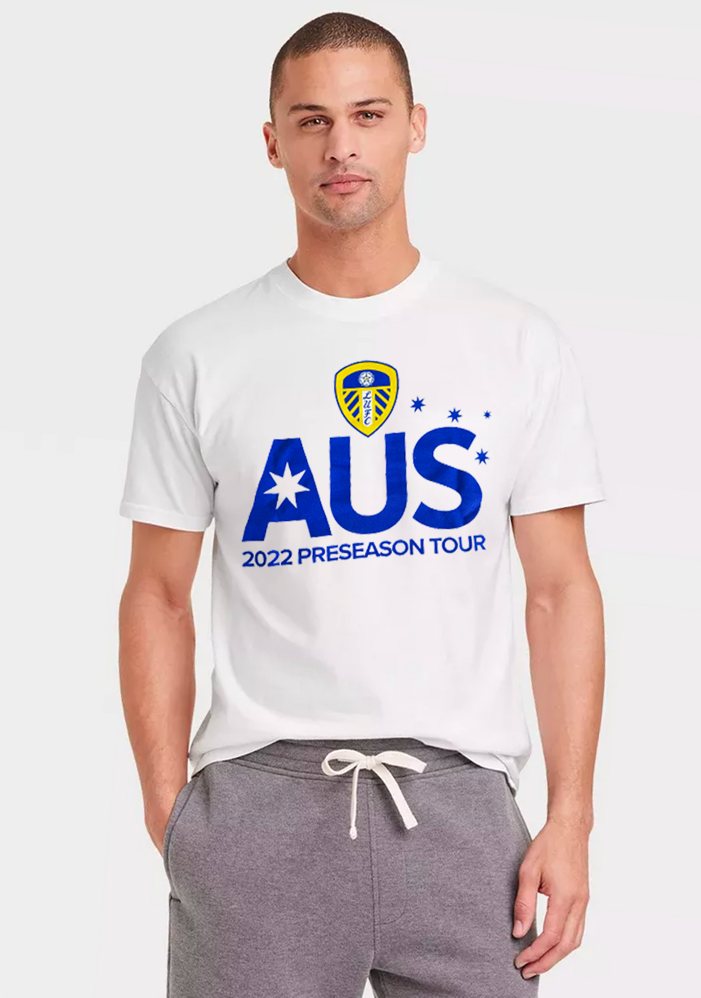 Gildan Adult Leeds United Supporter Tee White