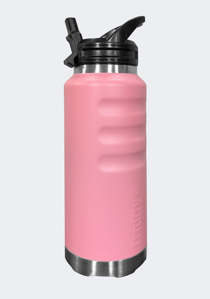 Fridgy 1080mL Grip Range Sippy Lid Water Bottle Light Pink