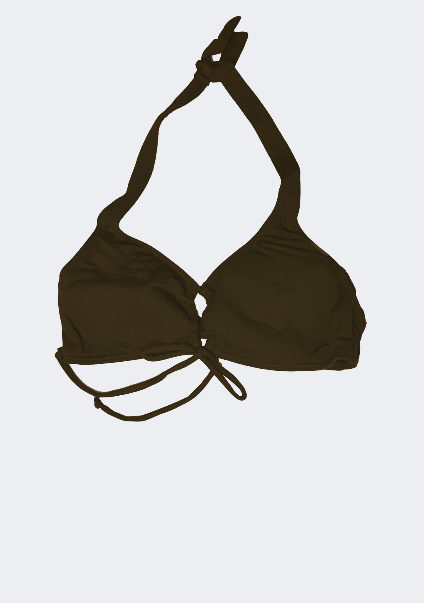 Sunseeker Women's Misto Tie Front Halter Soft Cups Brown