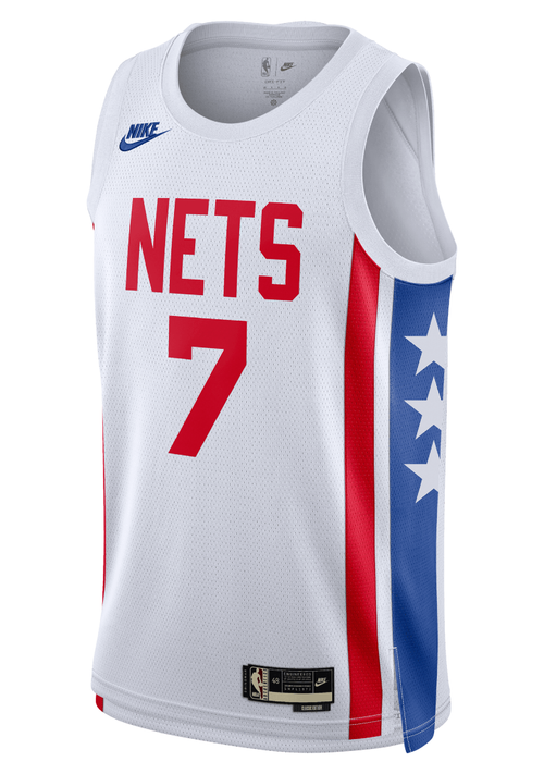 Nike Mens Kevin Durant Brooklyn Nets #7 Dri-FIT NBA Jersey <br> DO9444 101