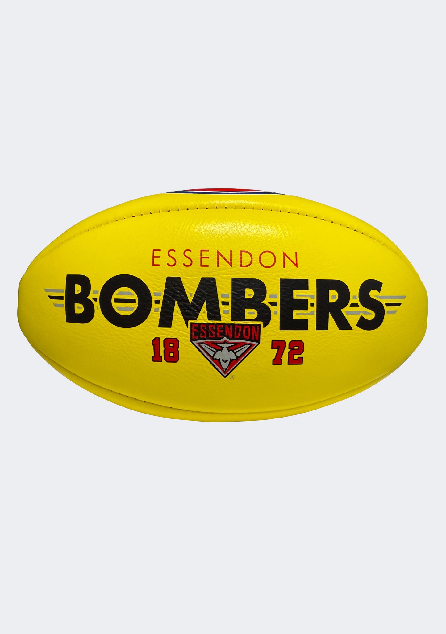 Sherrin AFL Essendon Bombers Team Yellow Leather Football