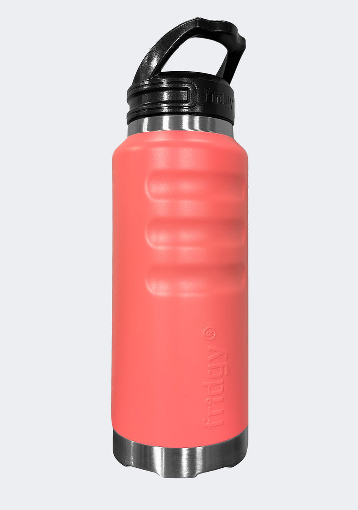 Fridgy 1080mL Grip Range Sippy Lid Water Bottle Neon Orange