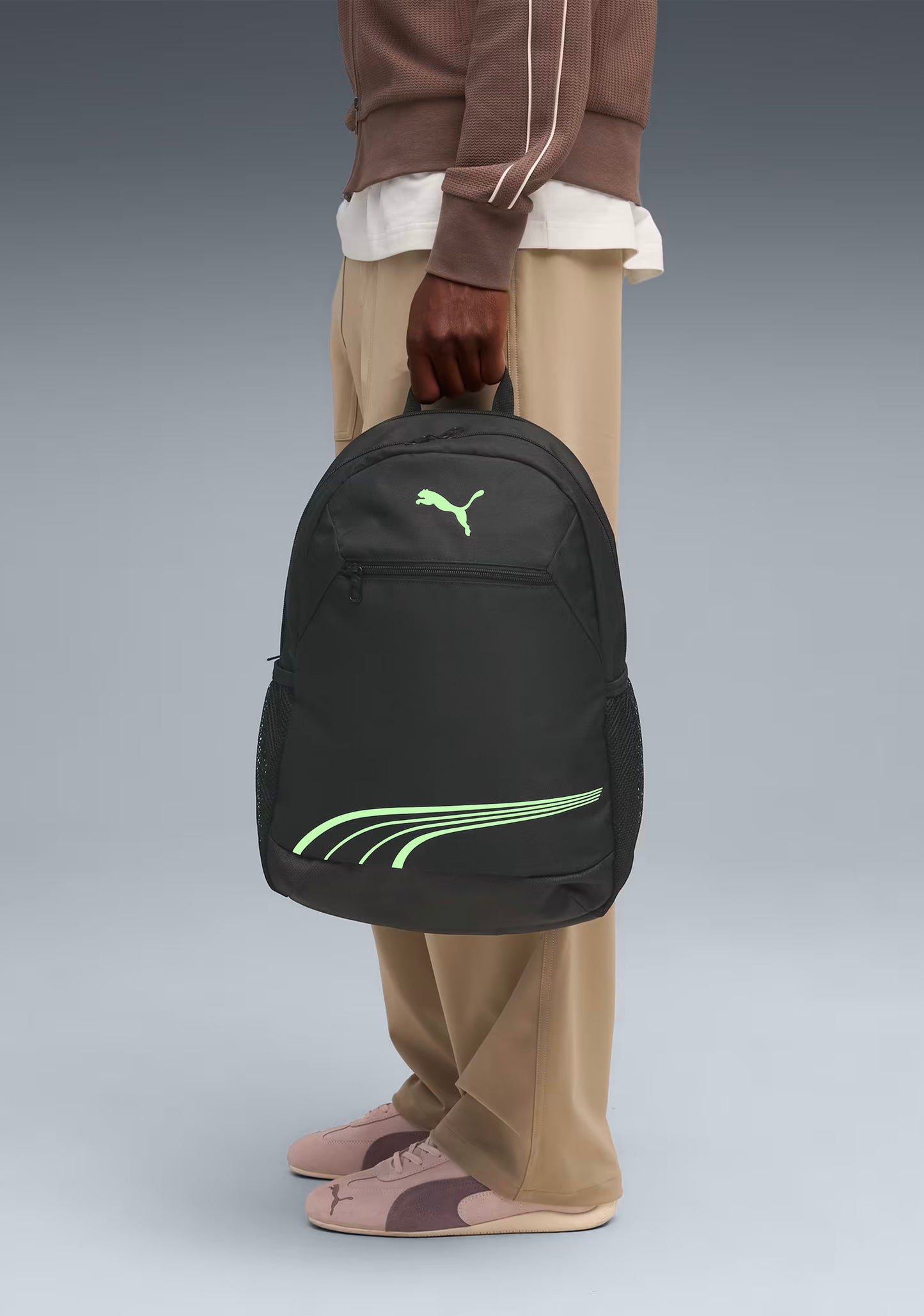 Puma Fundamental Backpack Black/Fluro - 20L