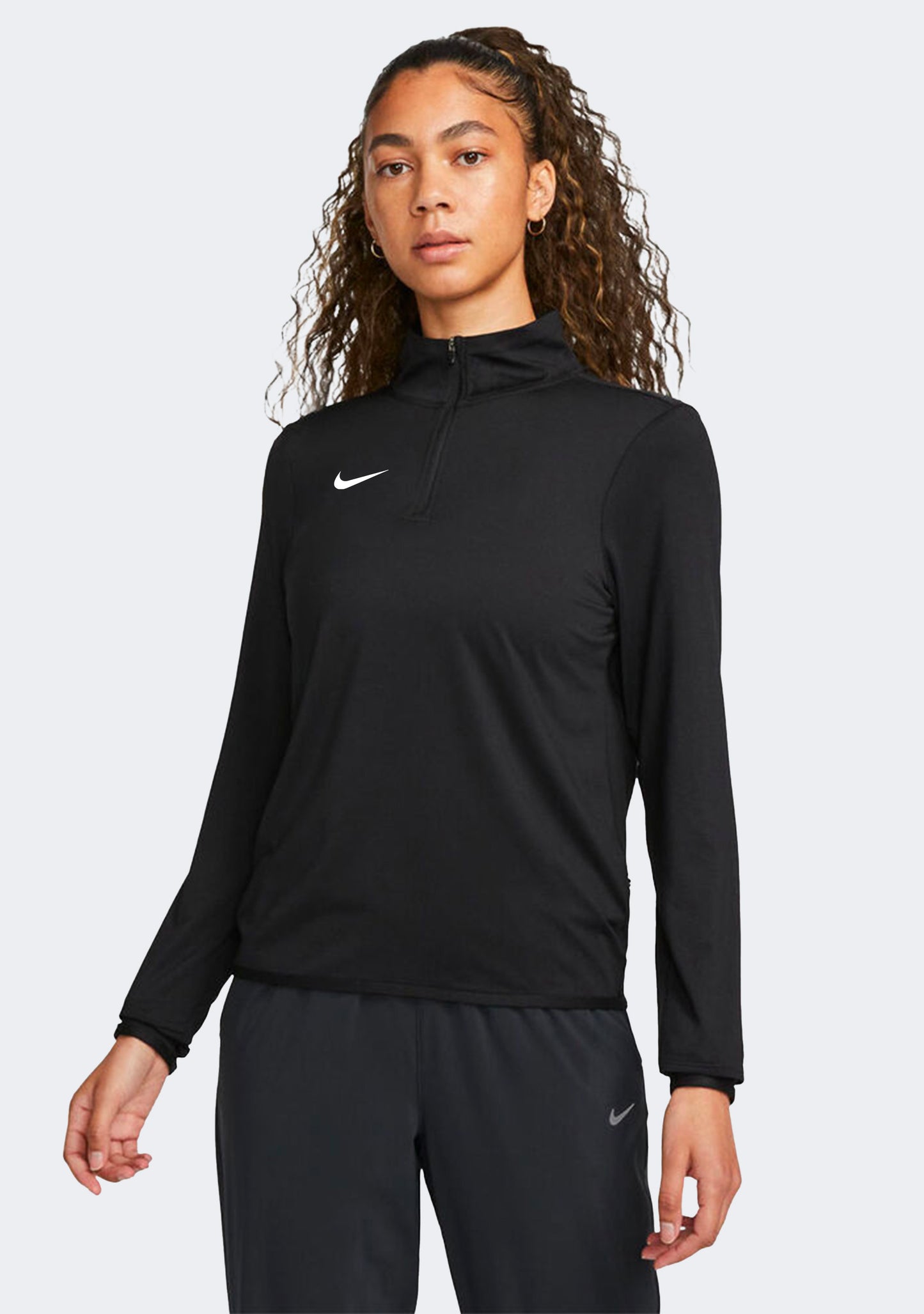 Nike Women's Team Dri-FIT Element Half Zip Top Black