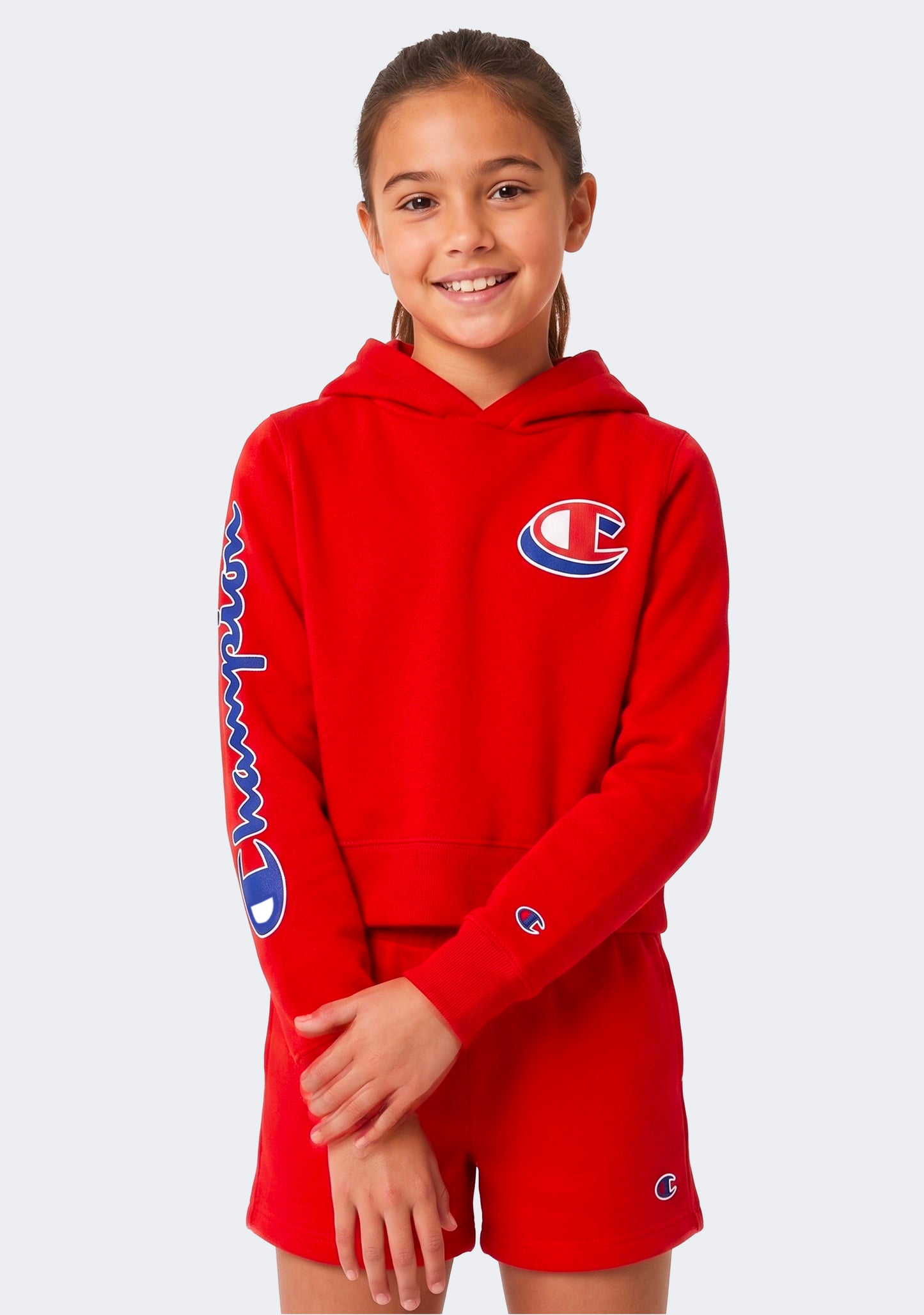 Champion Kids' SPS Graphic Crop Hoodie