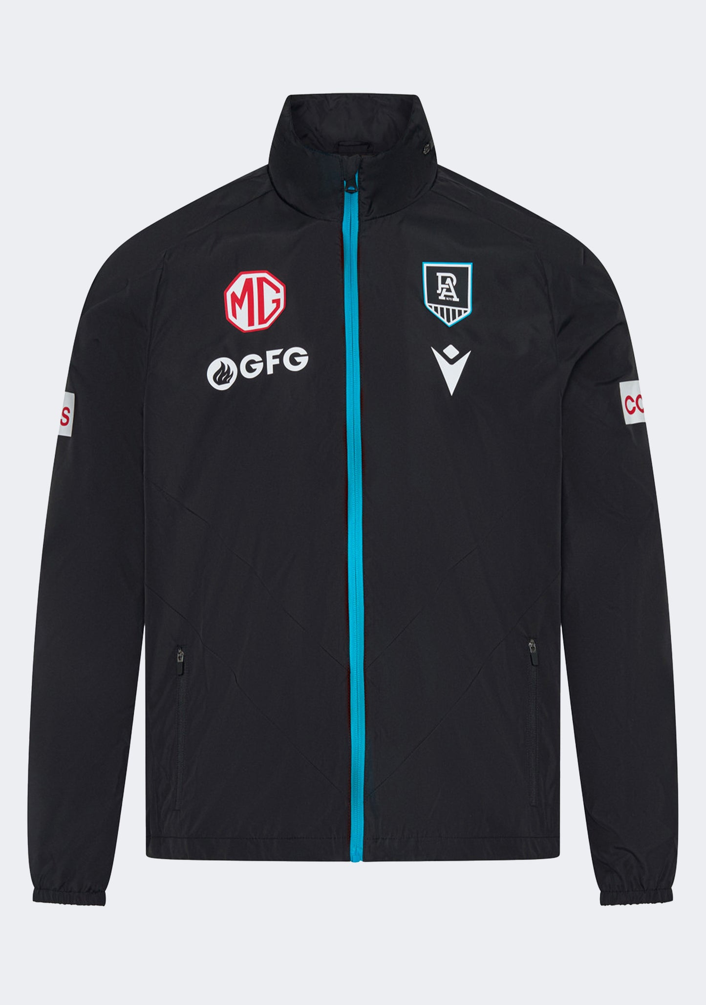 Macron Men's Port Adelaide 2025 Player Training Shower Jacket