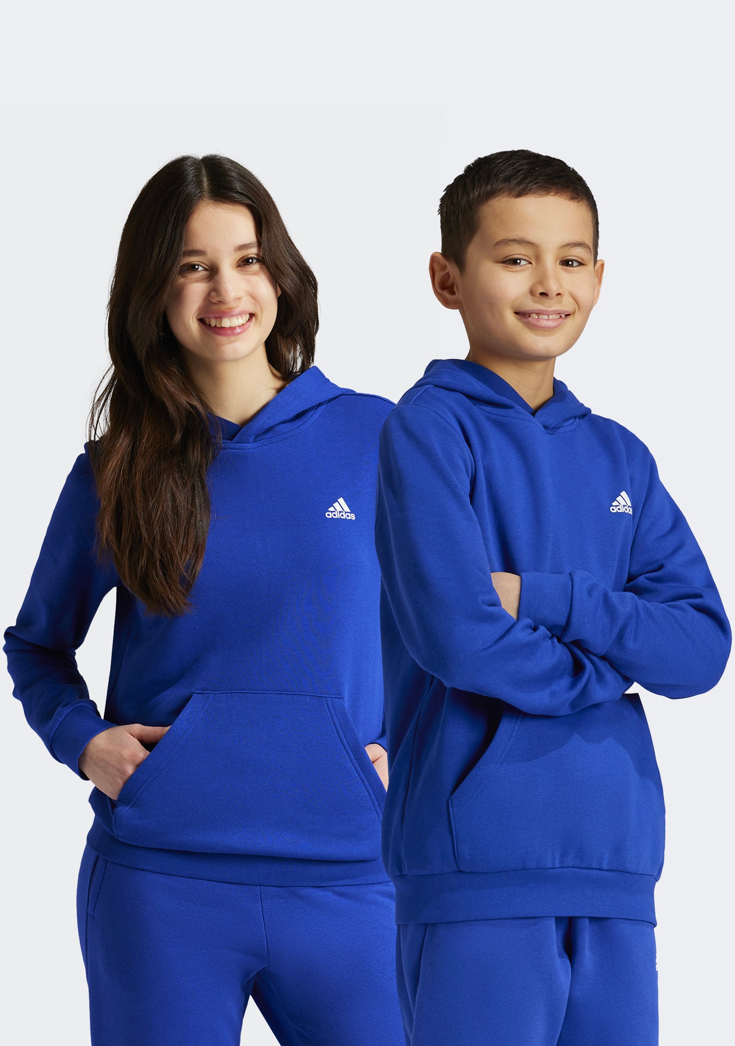 Adidas Kids' Essentials Small Logo Feel Cozy Fleece Hoodie