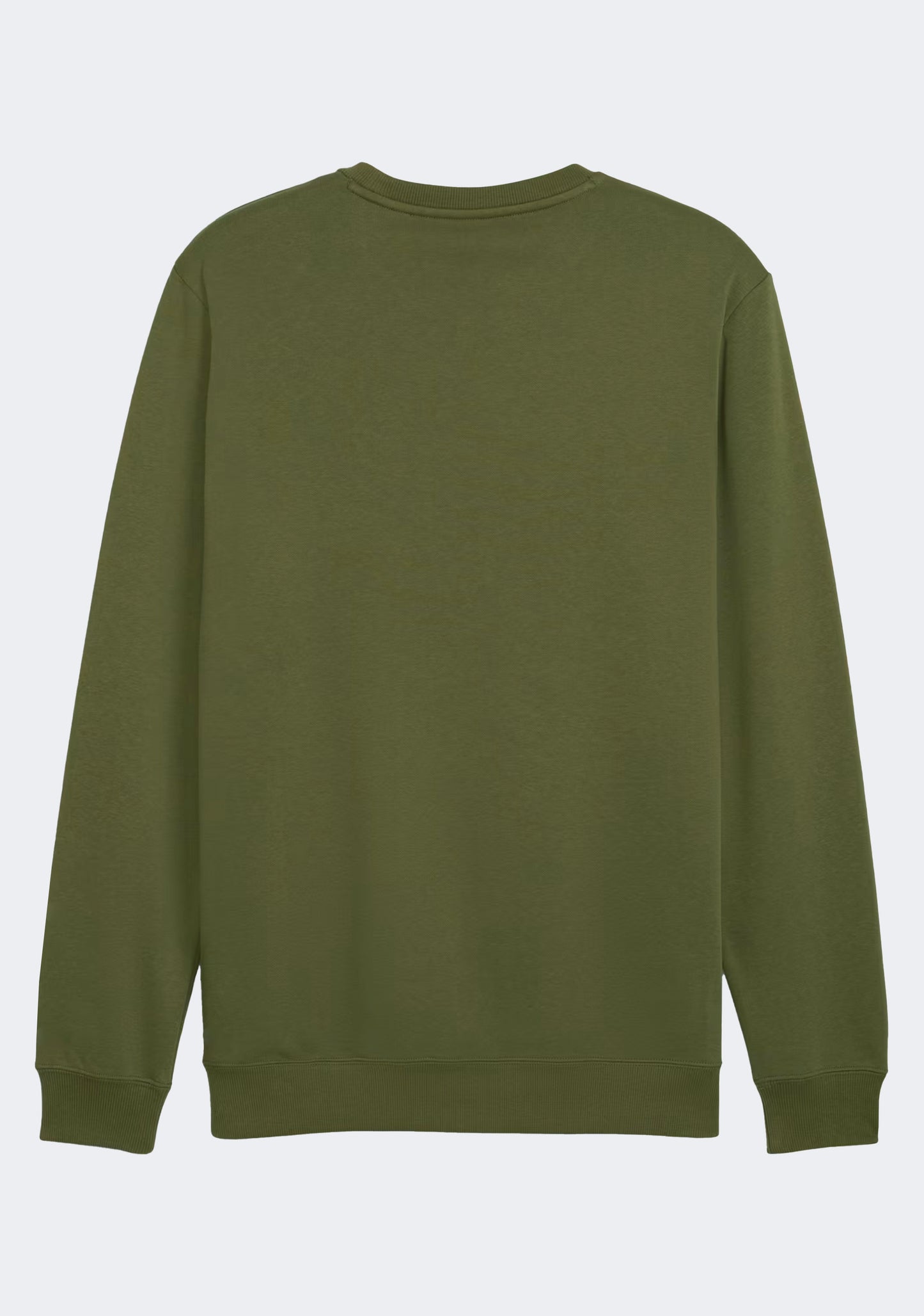Puma Men's Essential Logo Fleece Sweat Crew Olive Green