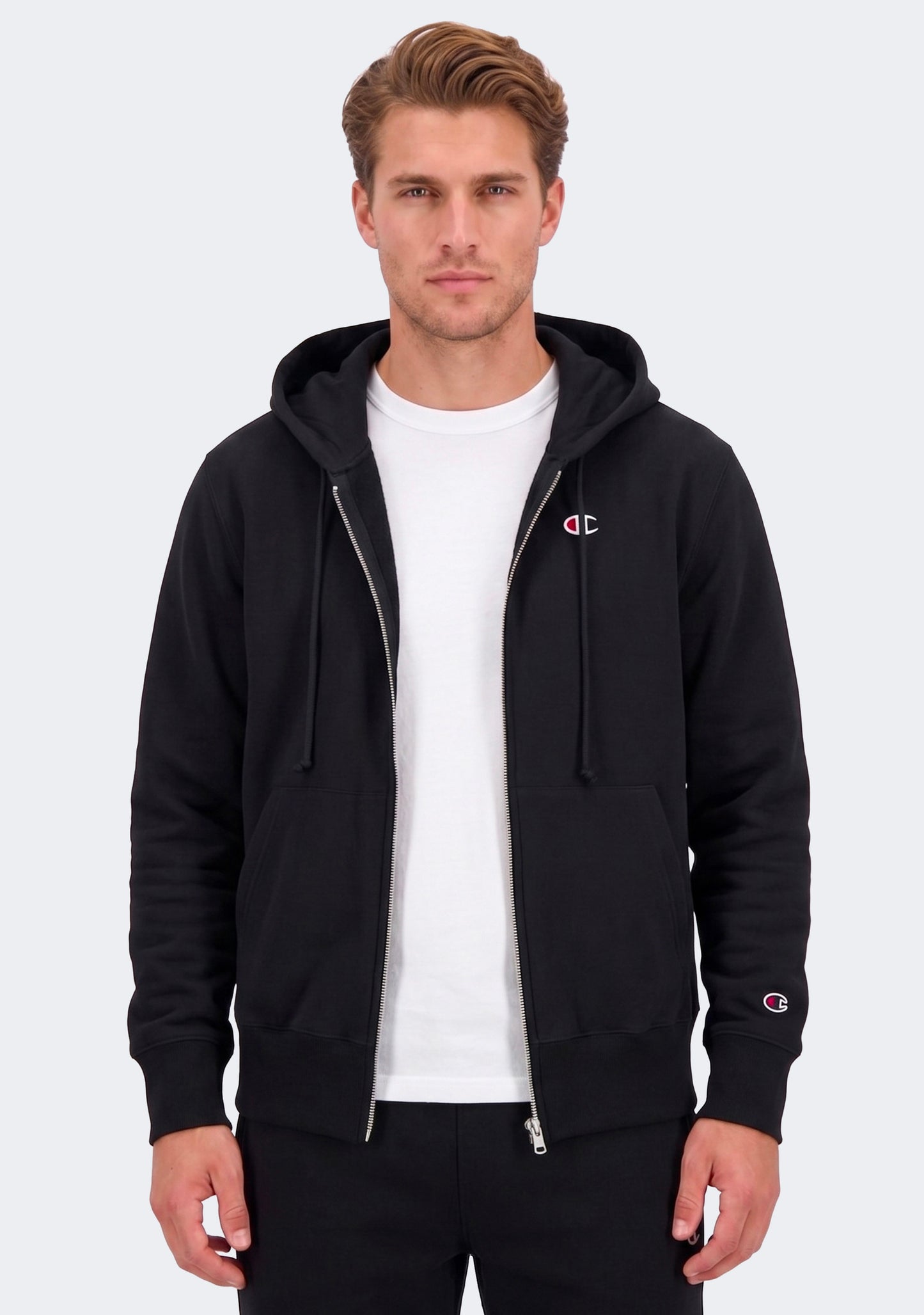 Champion Men's Reverse Weave Fleece Zip Hoodie