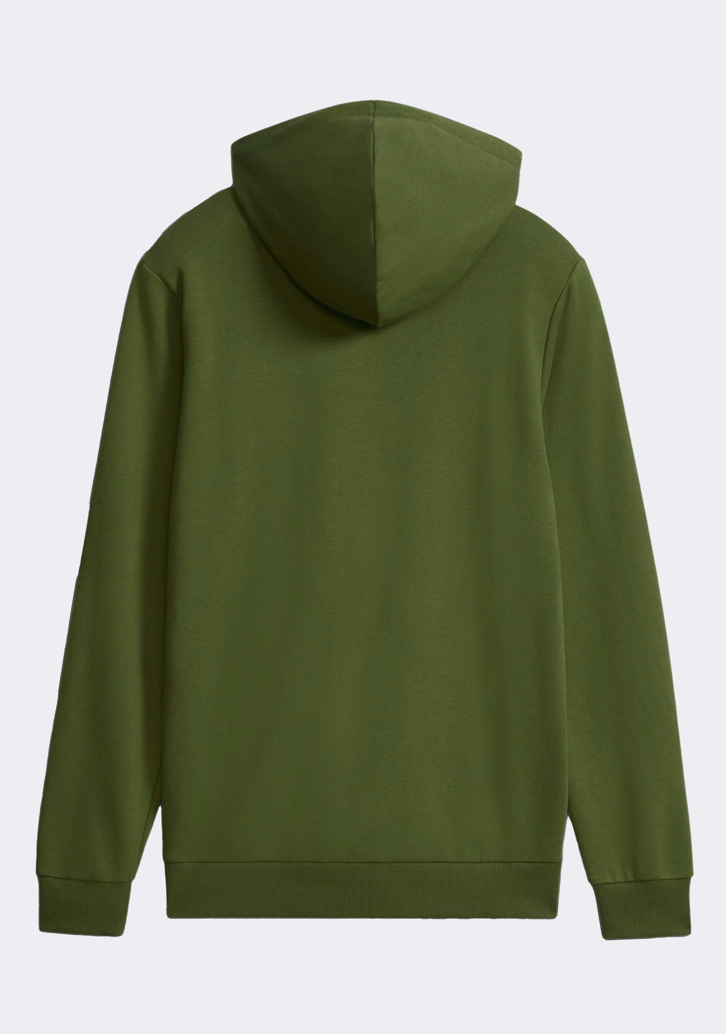 Puma Men's Essential Logo Fleece Hoodie Olive Green