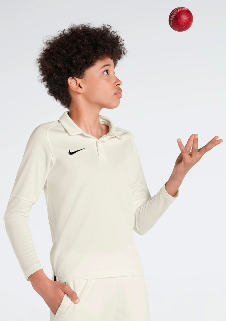 Nike Youth Cricket Long Sleeve Polo