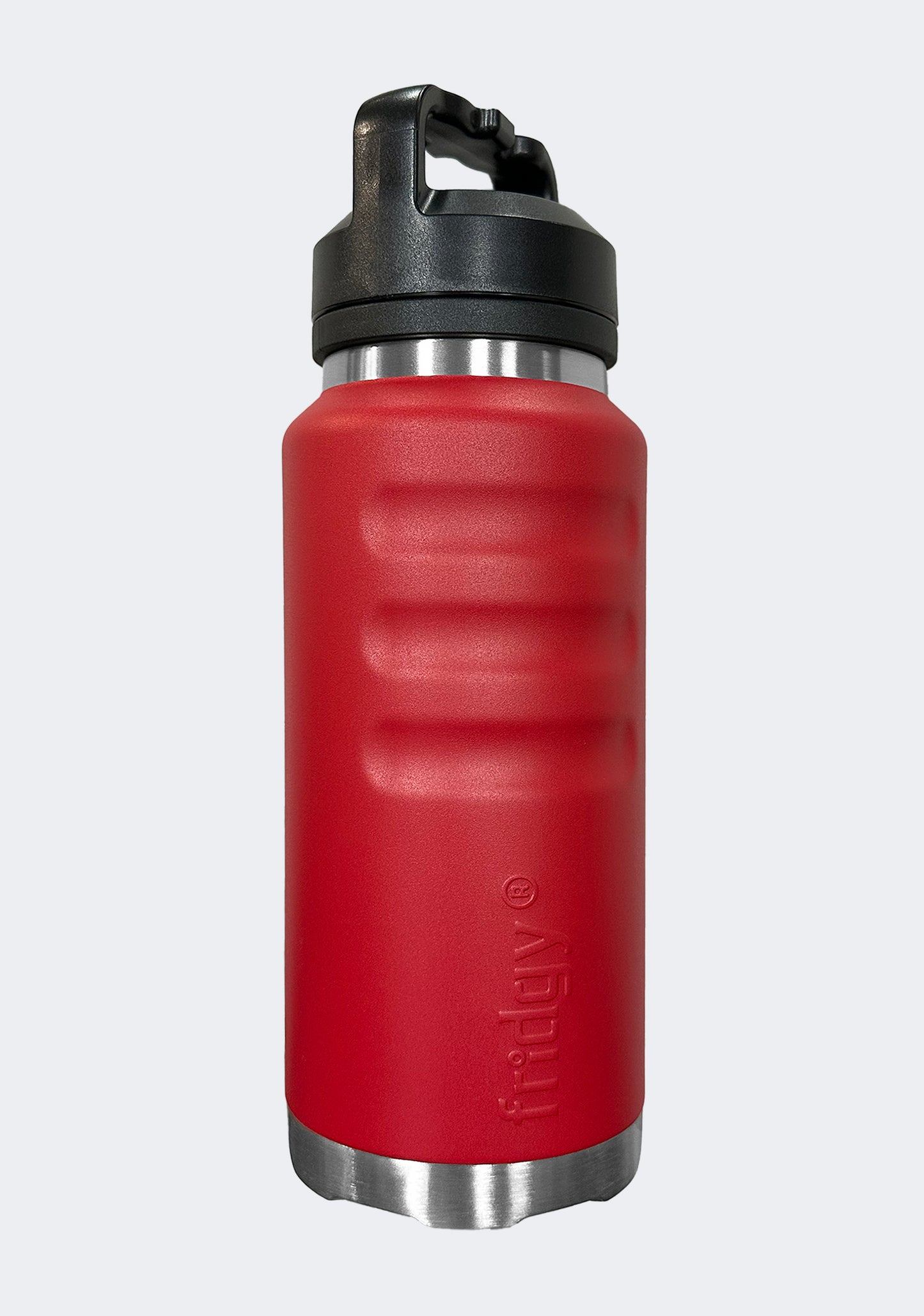 Fridgy 1080mL Grip Range Dual Lid Water Bottle Red