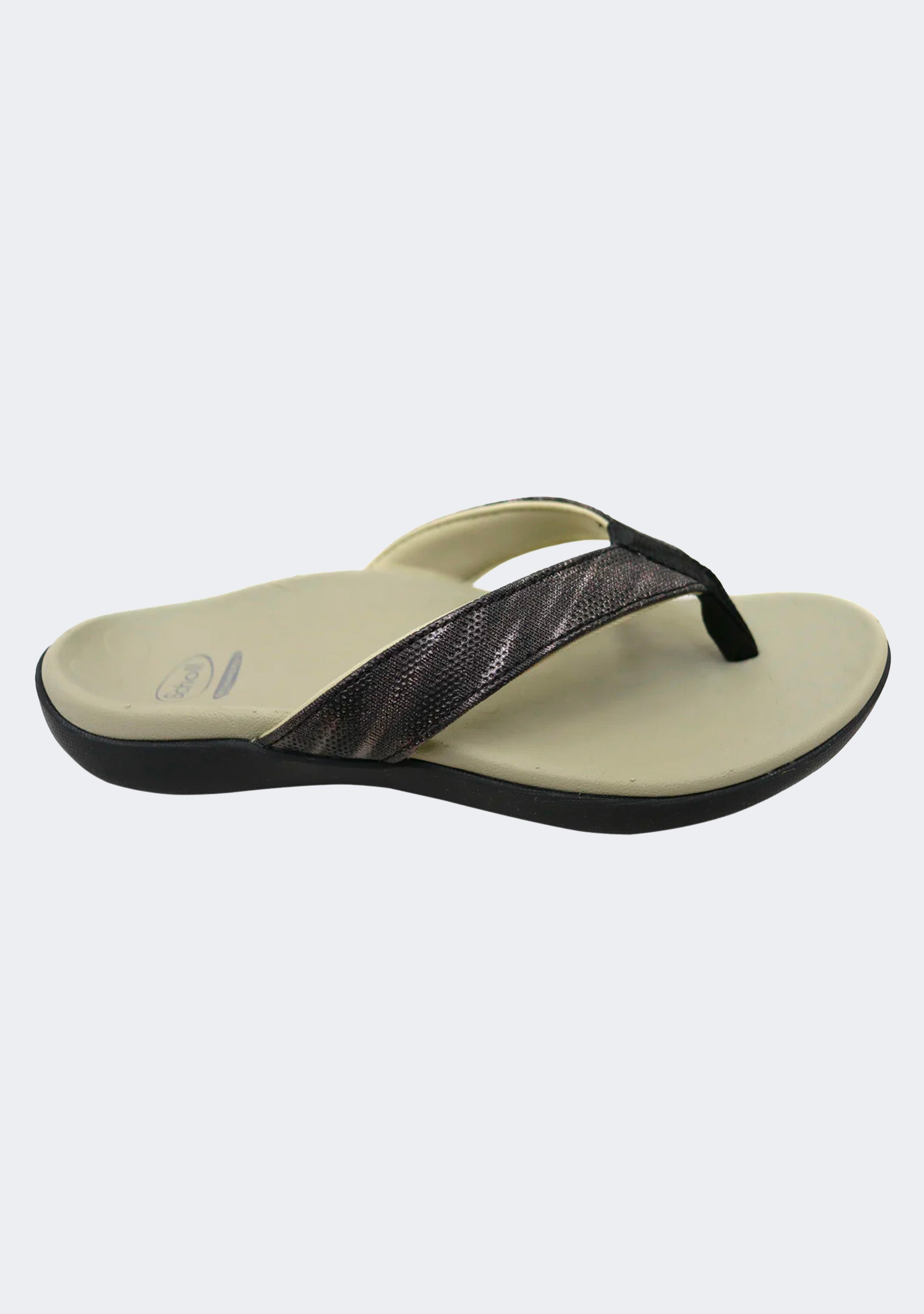 Scholl Orthaheel Women's Sonoma II Sandals Linen/Black – Jim Kidd