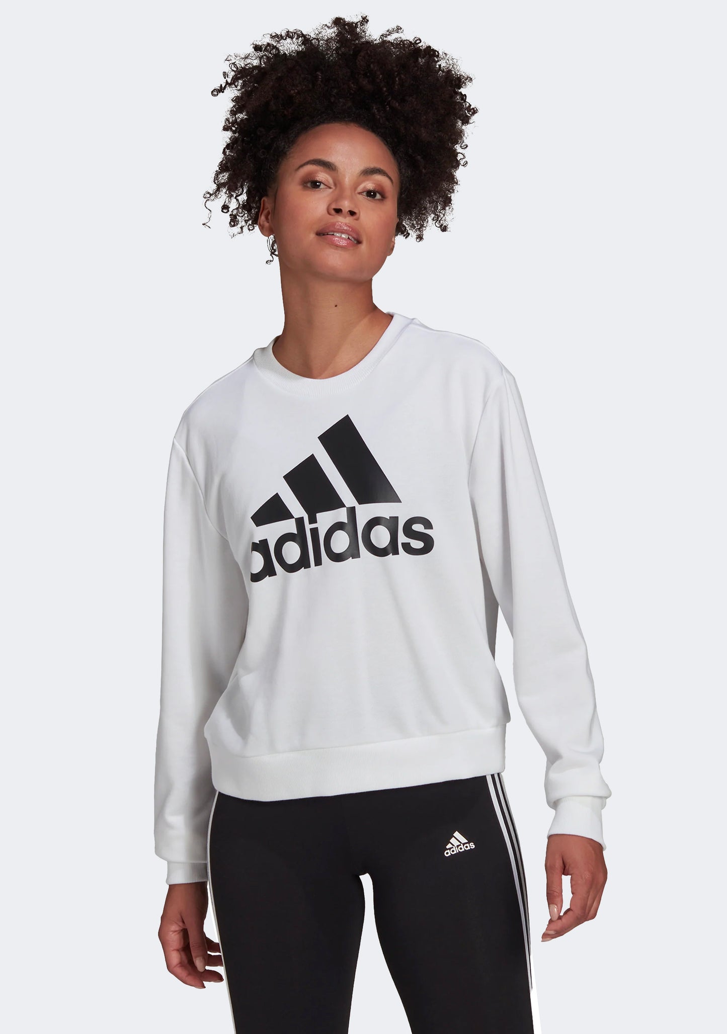 Adidas Womens Essential Logo Loose Sweatshirt