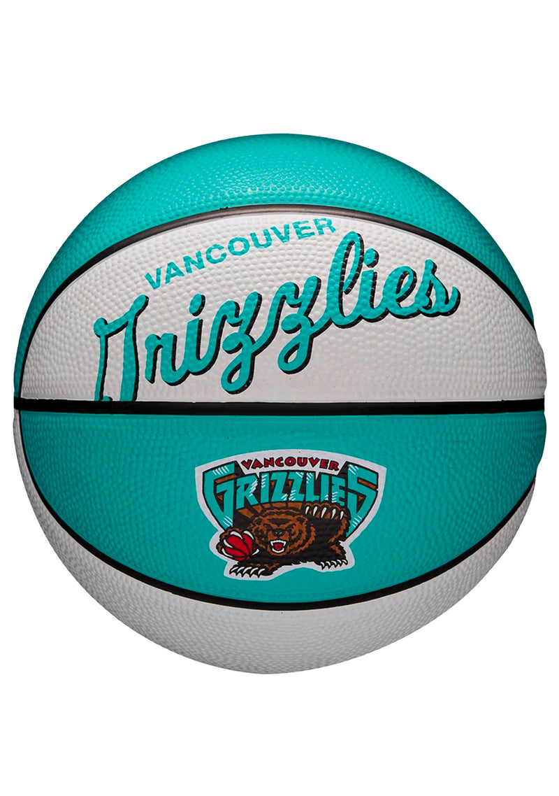 Wilson NBA Team Mini Retro Memphis Grizzlies Basketball <br> WTB3200XBMEM
