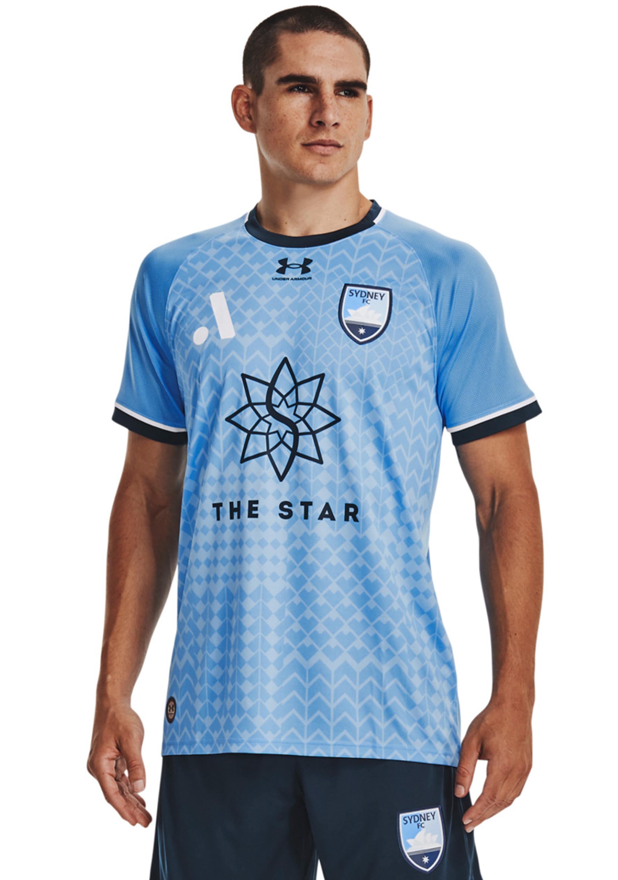 Under Armour Men’s Sydney FC 22/23 UA Home Jersey Jim Kidd Sports