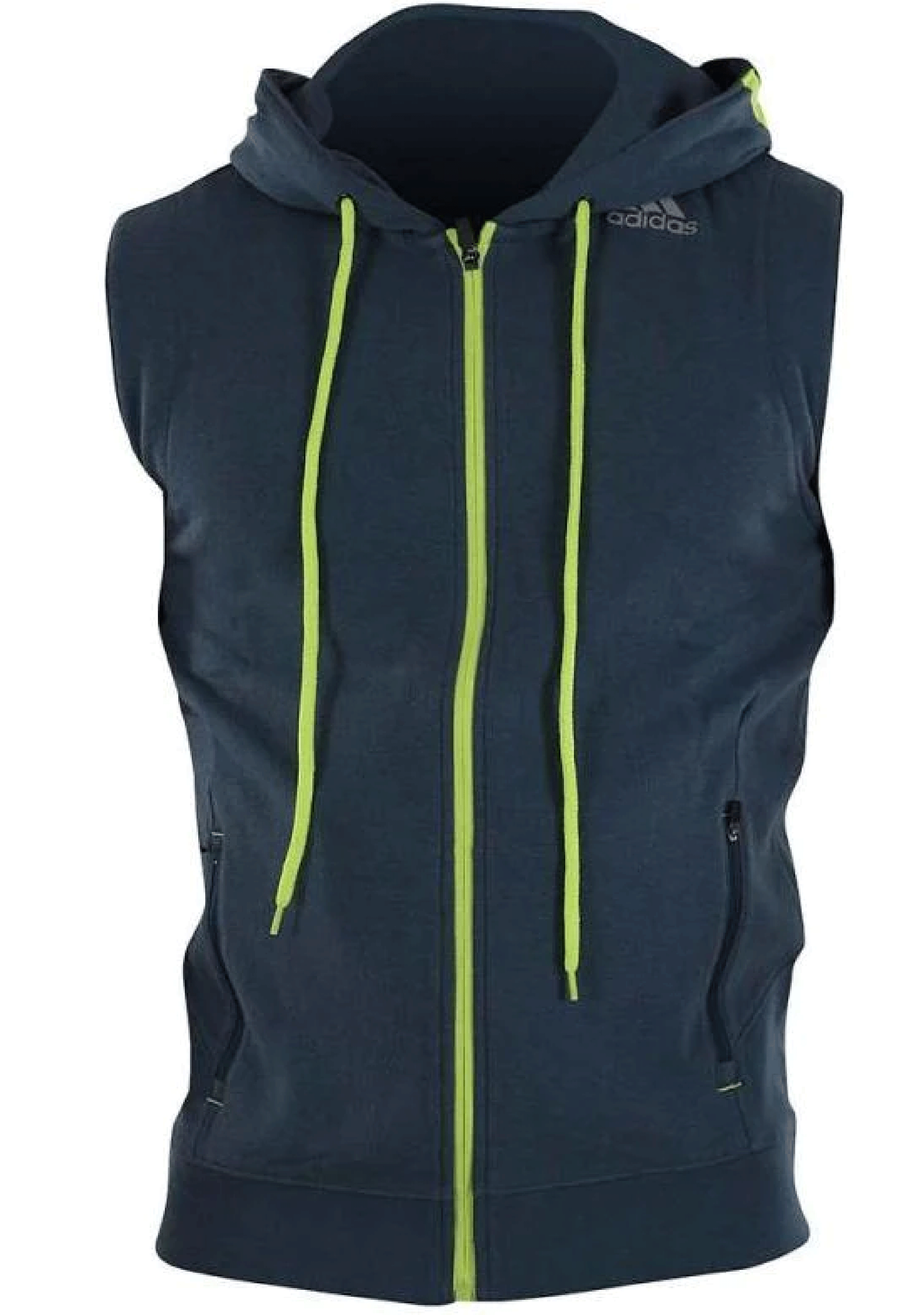 Adidas men's sleeveless hoodie hotsell