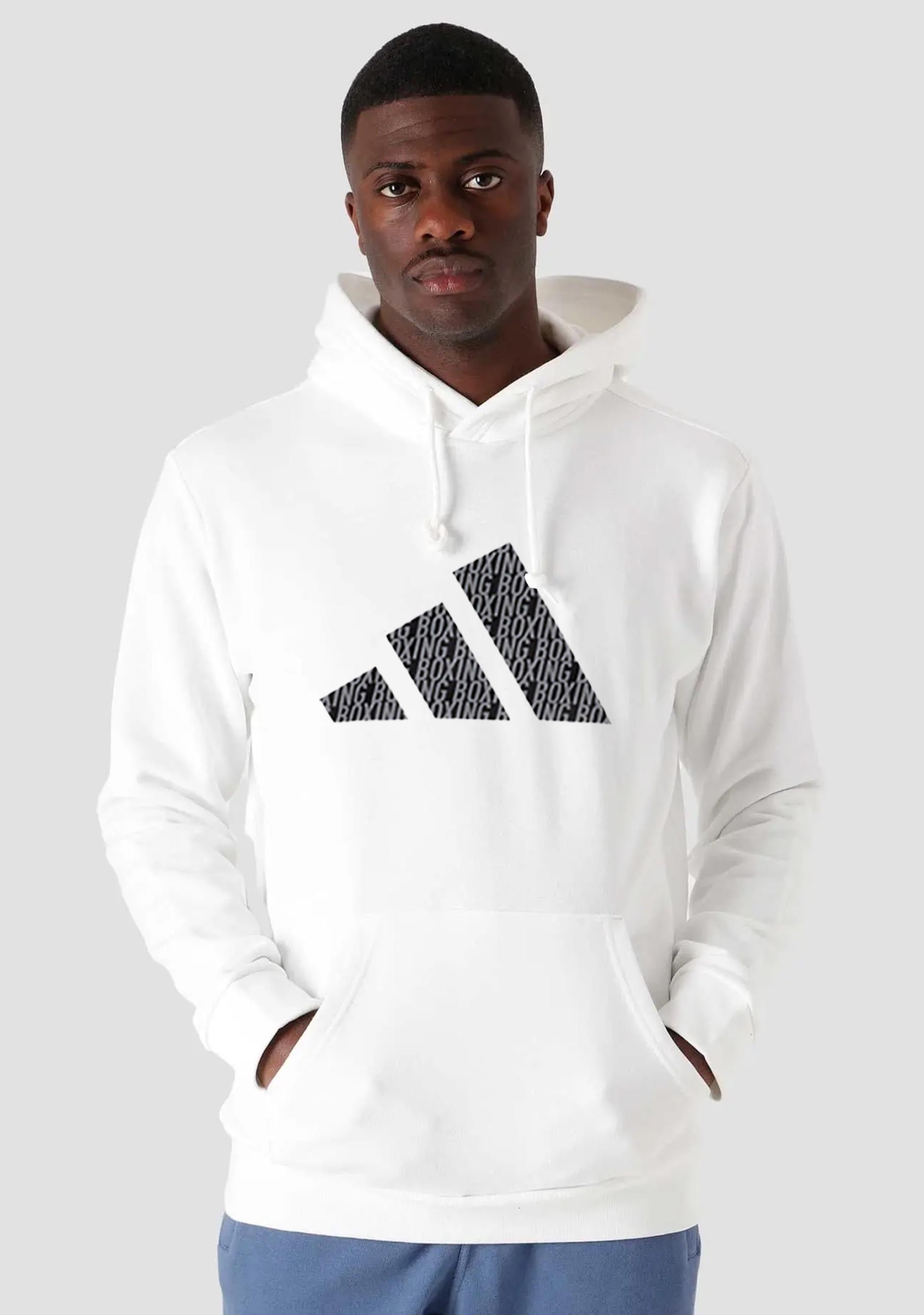 White adidas hoodie men on sale