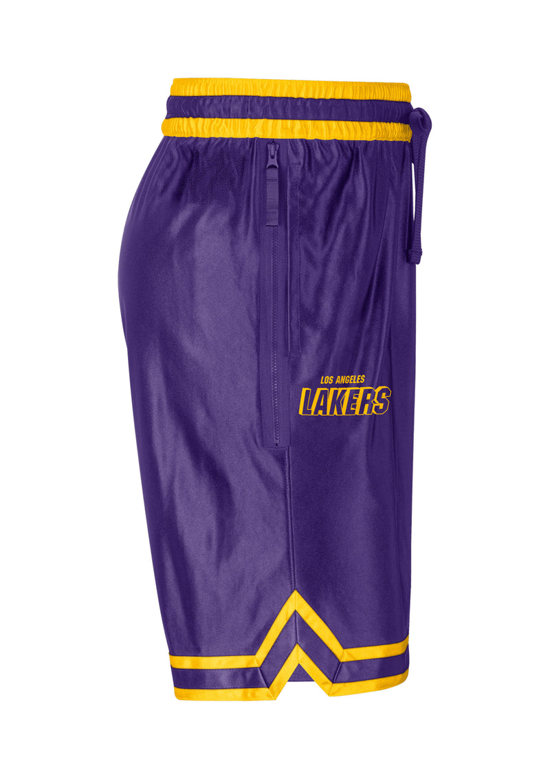 Nike Mens Dri-FIT NBA Shorts Purple/Yellow <br> DN4714-504