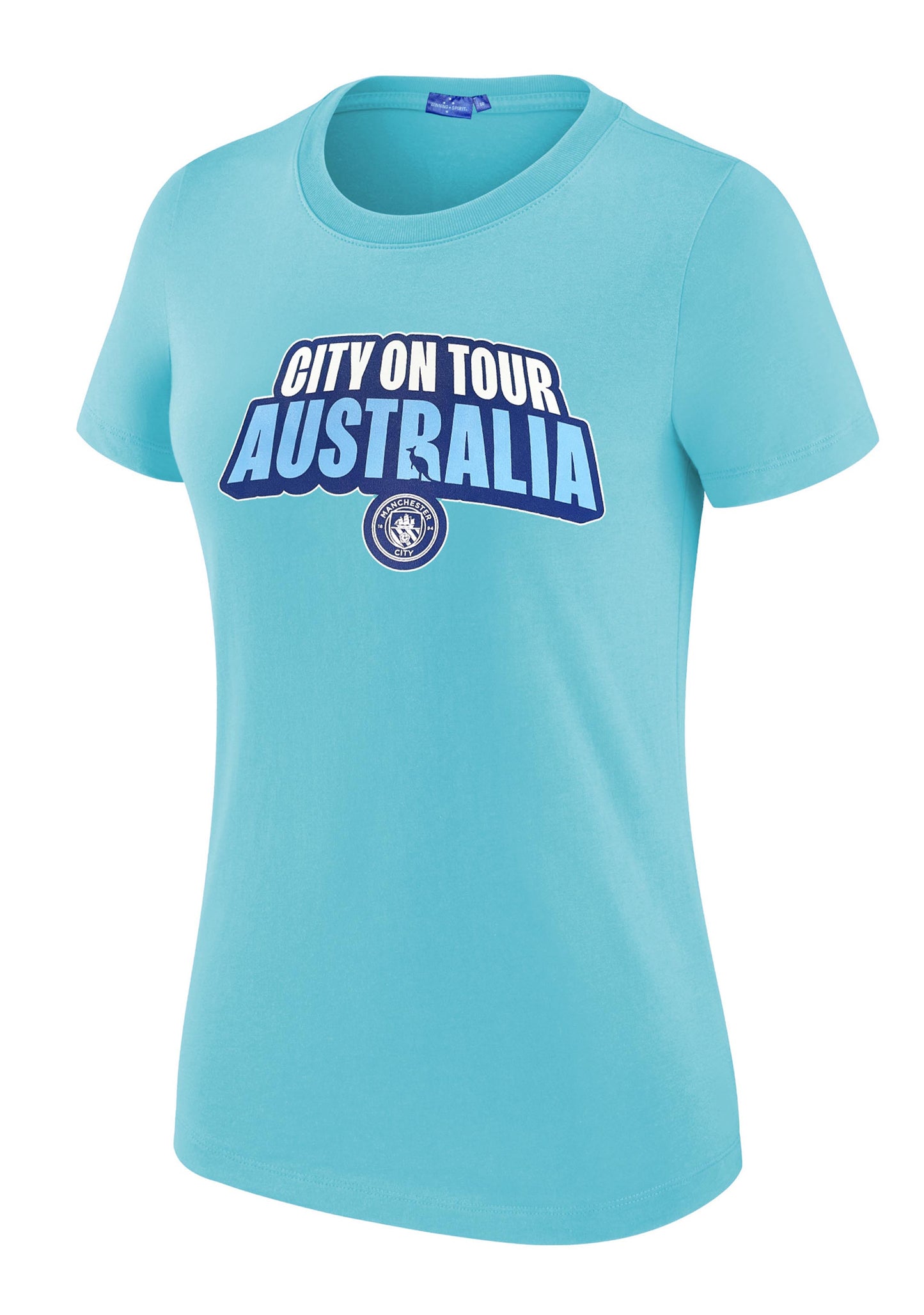 Manchester City Ladies T-Shirt with FREE Manchester City Scarf <br> MCIT038AA