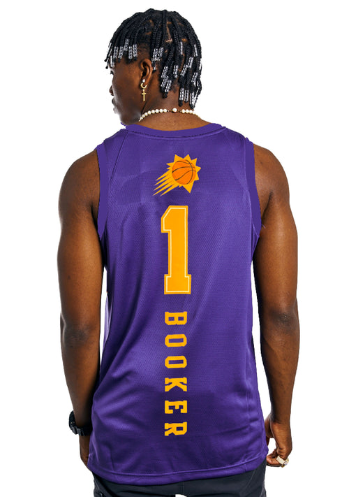 NBA Phoenix Suns #1 Booker Mesh Jersey <br> 7K2M1SCA3-SUNSDB