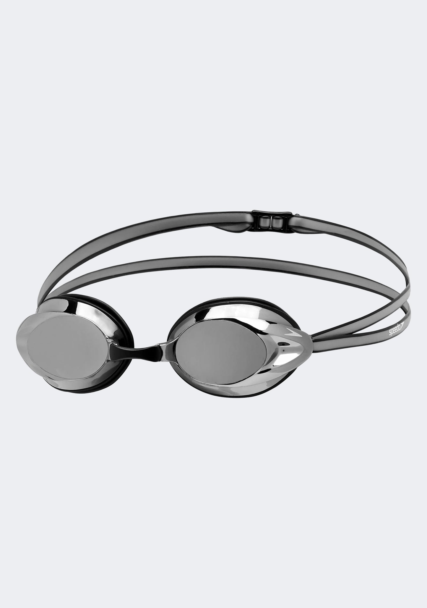Speedo Adults Opal Mirror Goggles Black/Silver