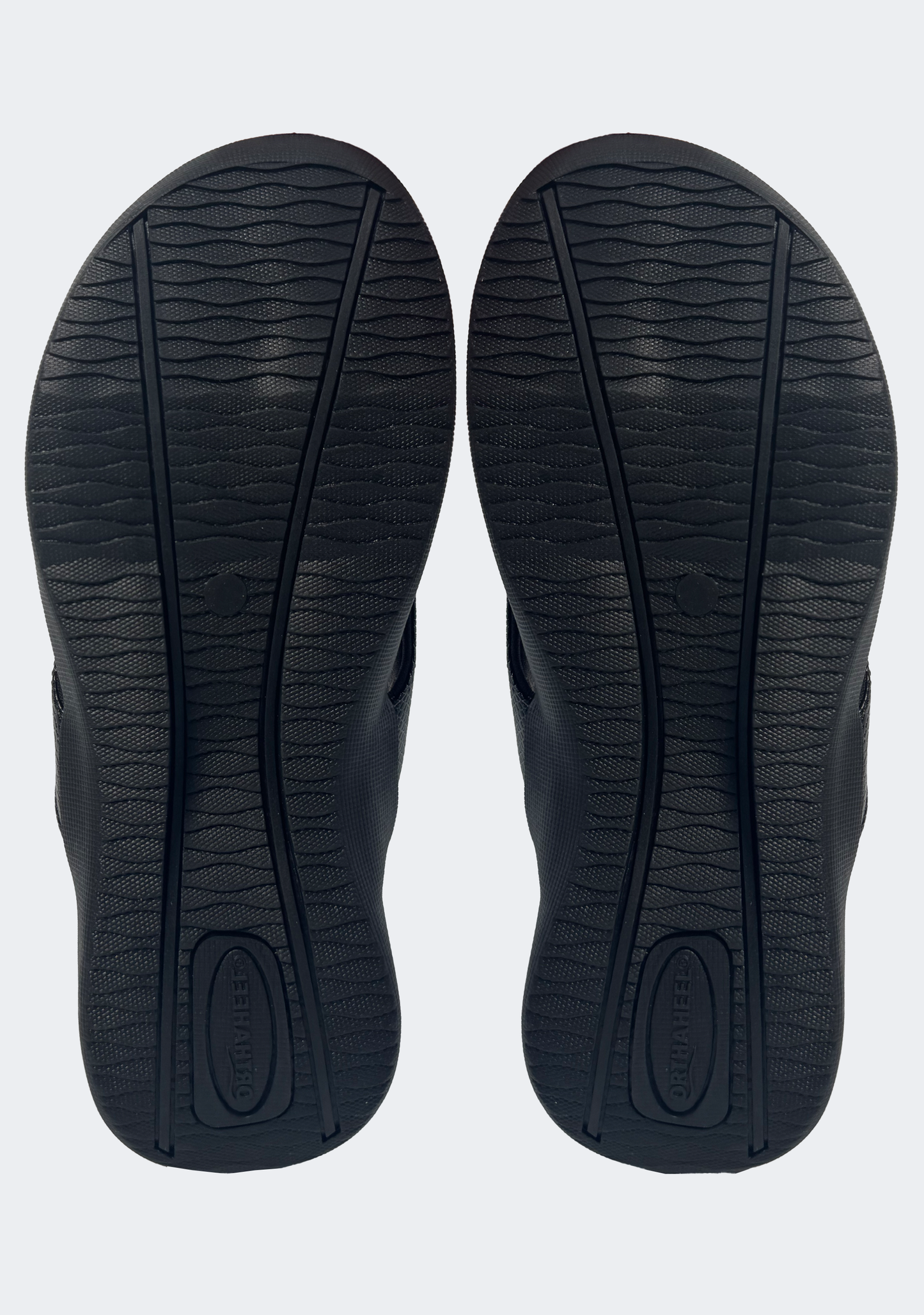 Scholl Orthaheel Women's Sonoma II Sandals in Black Shimmer