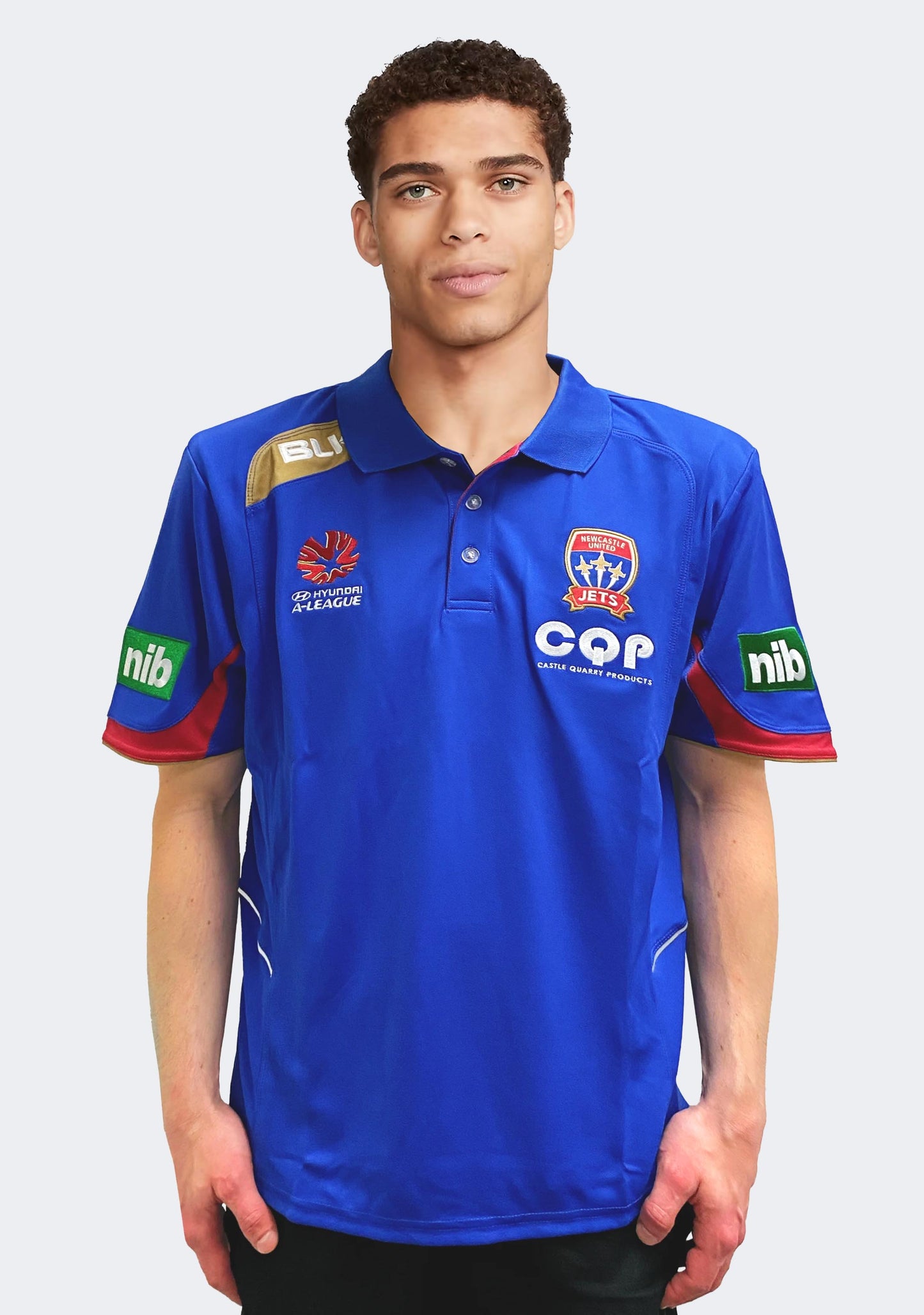 BLK Men's Newcastle Jets Training Polo