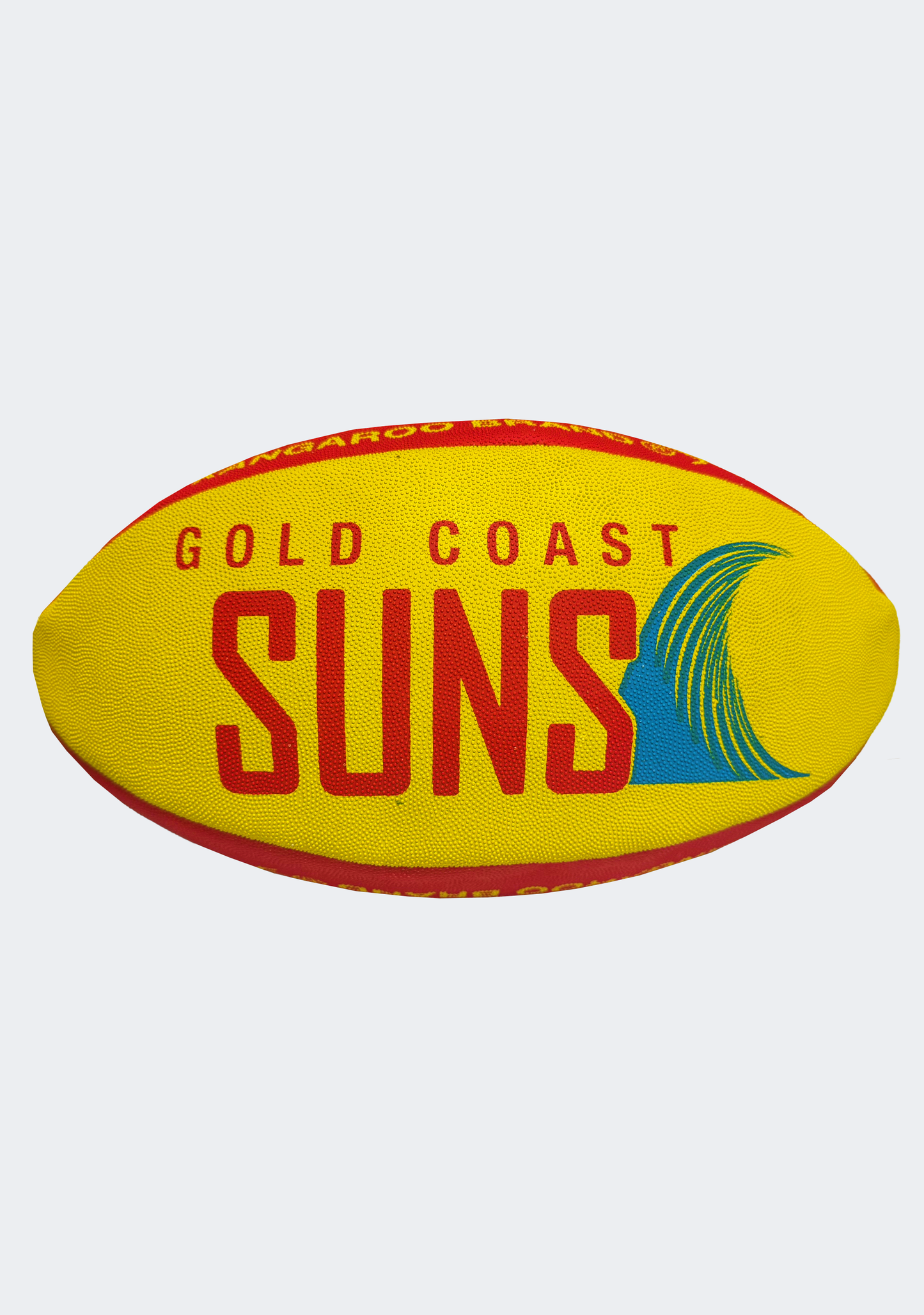 Sherrin Gold Coast Suns Rubber Synthetic Footy