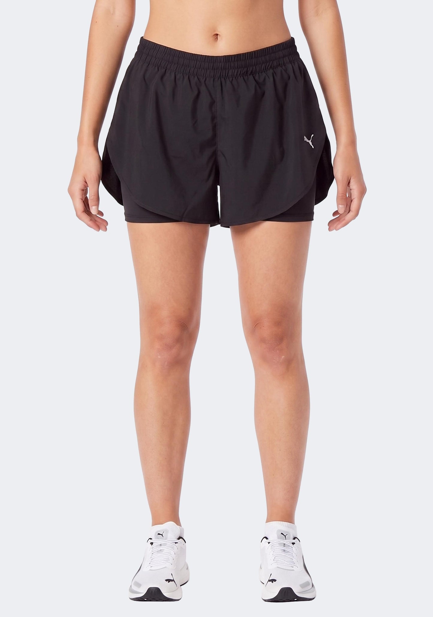 Puma Womens 2 in 1 Woven Running Shorts