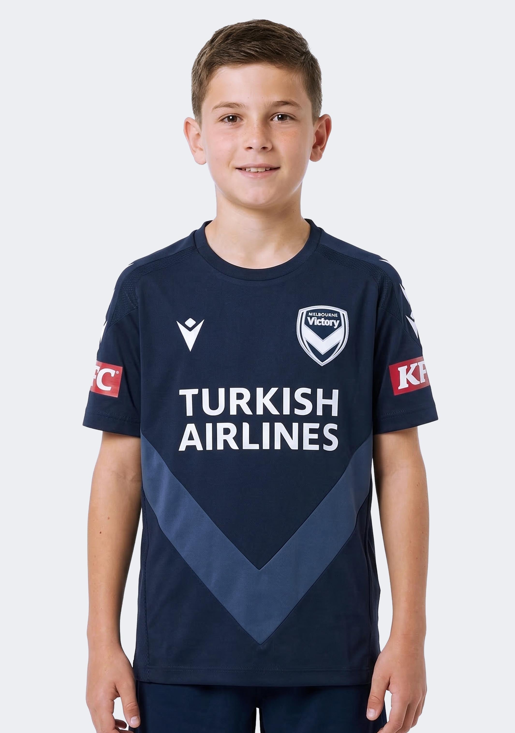 Macron Kids' Melbourne Victory M24/25 Player Training Jersey – Jim