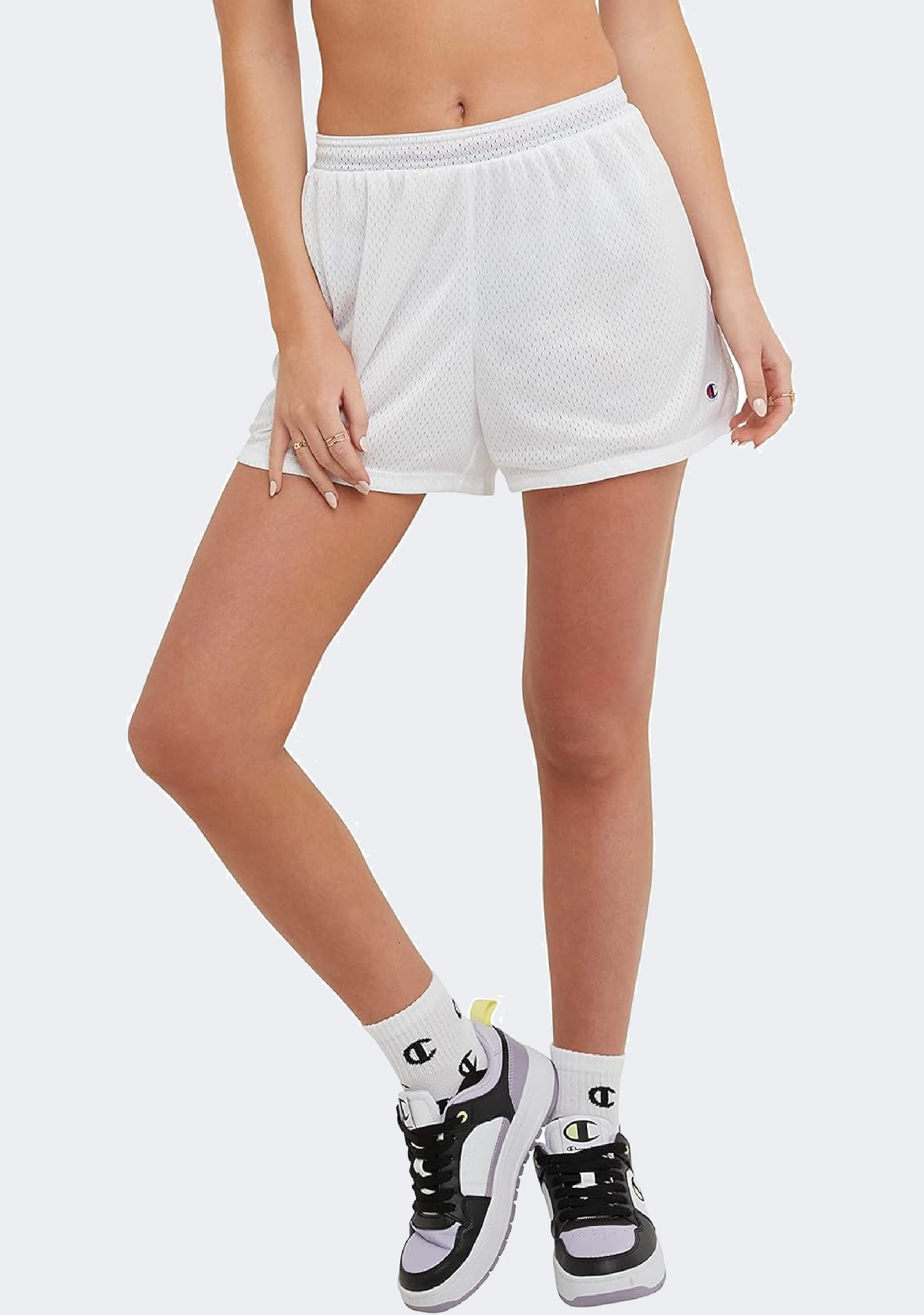 Champion Women's Reversible Mesh Shorts