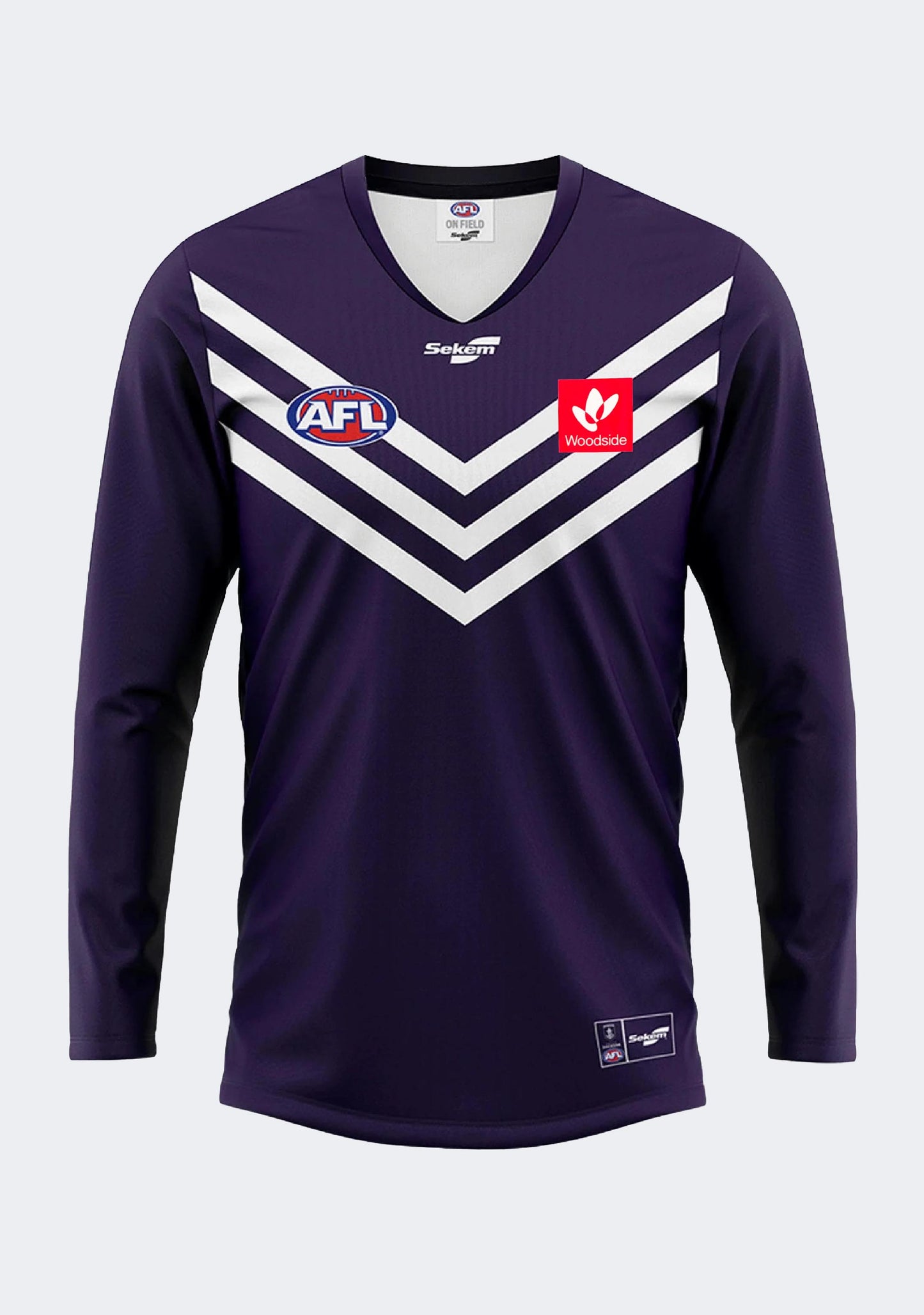 Sekem Men's Fremantle Dockers Home Replica L/S Guernsey