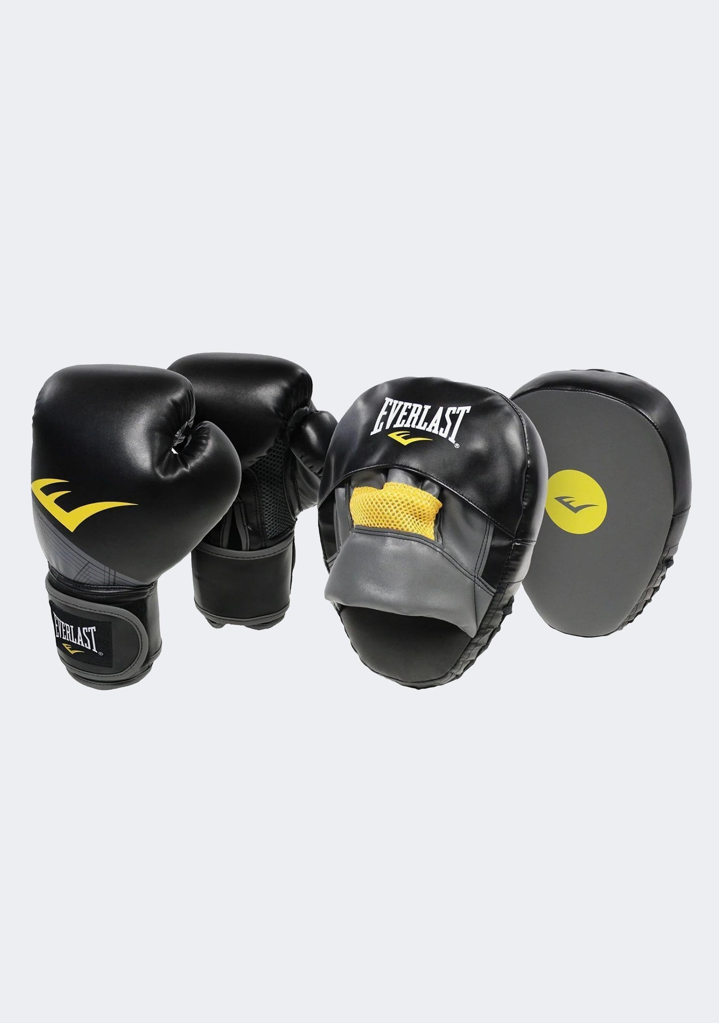 Everlast Advance Glove and Mitt Combo - Black
