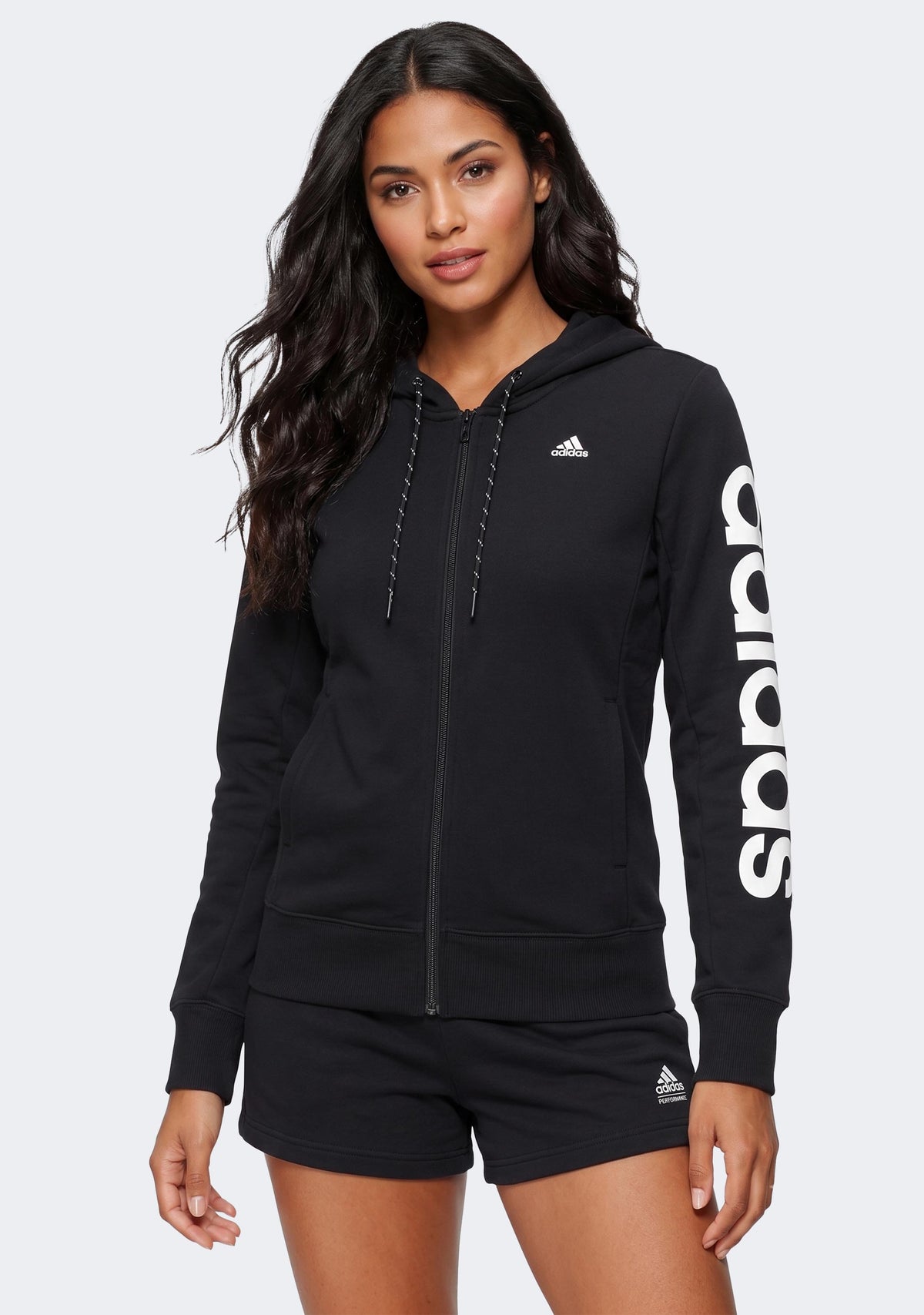 Adidas Women's Essentials Linear Hoodie