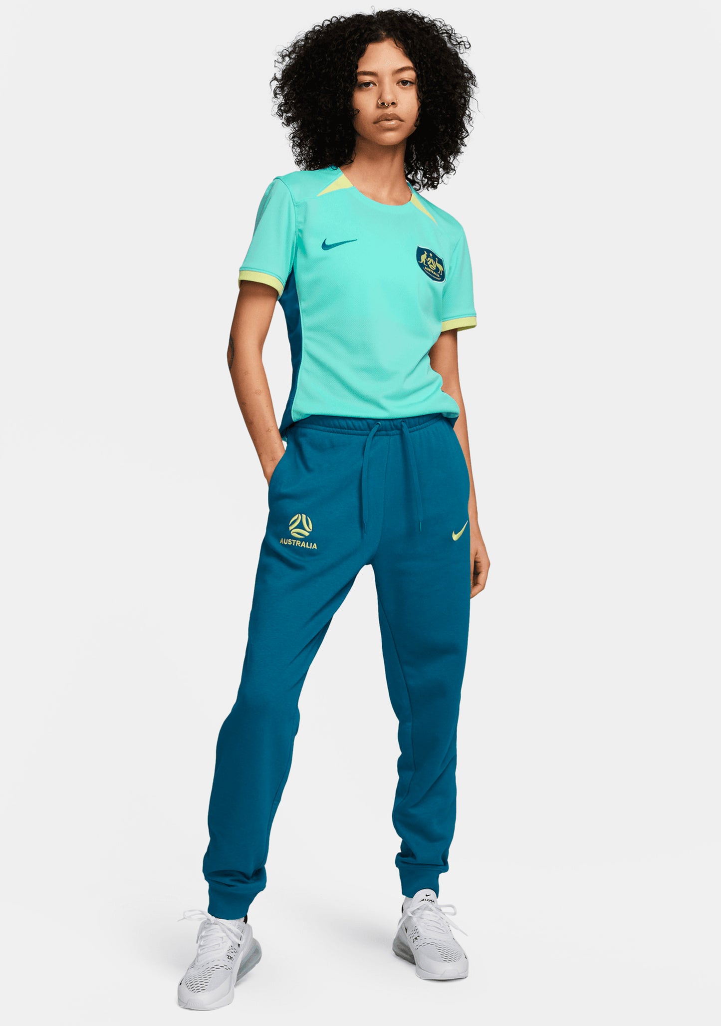 Nike Women's Soccer Mid-Rise Australia Club Fleece Pants