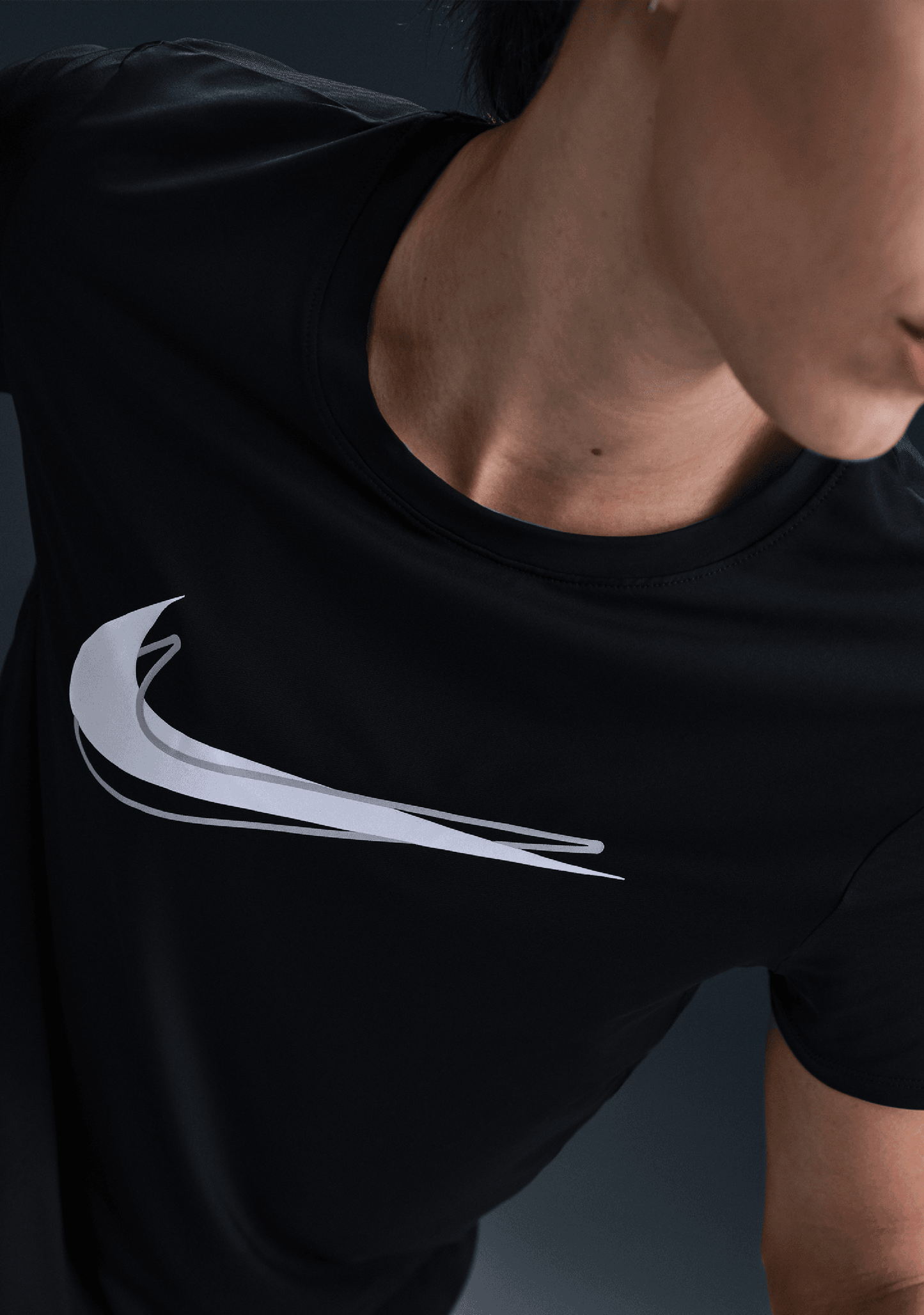 Nike Women's One Swoosh Dri-FIT Short-Sleeve Running Top