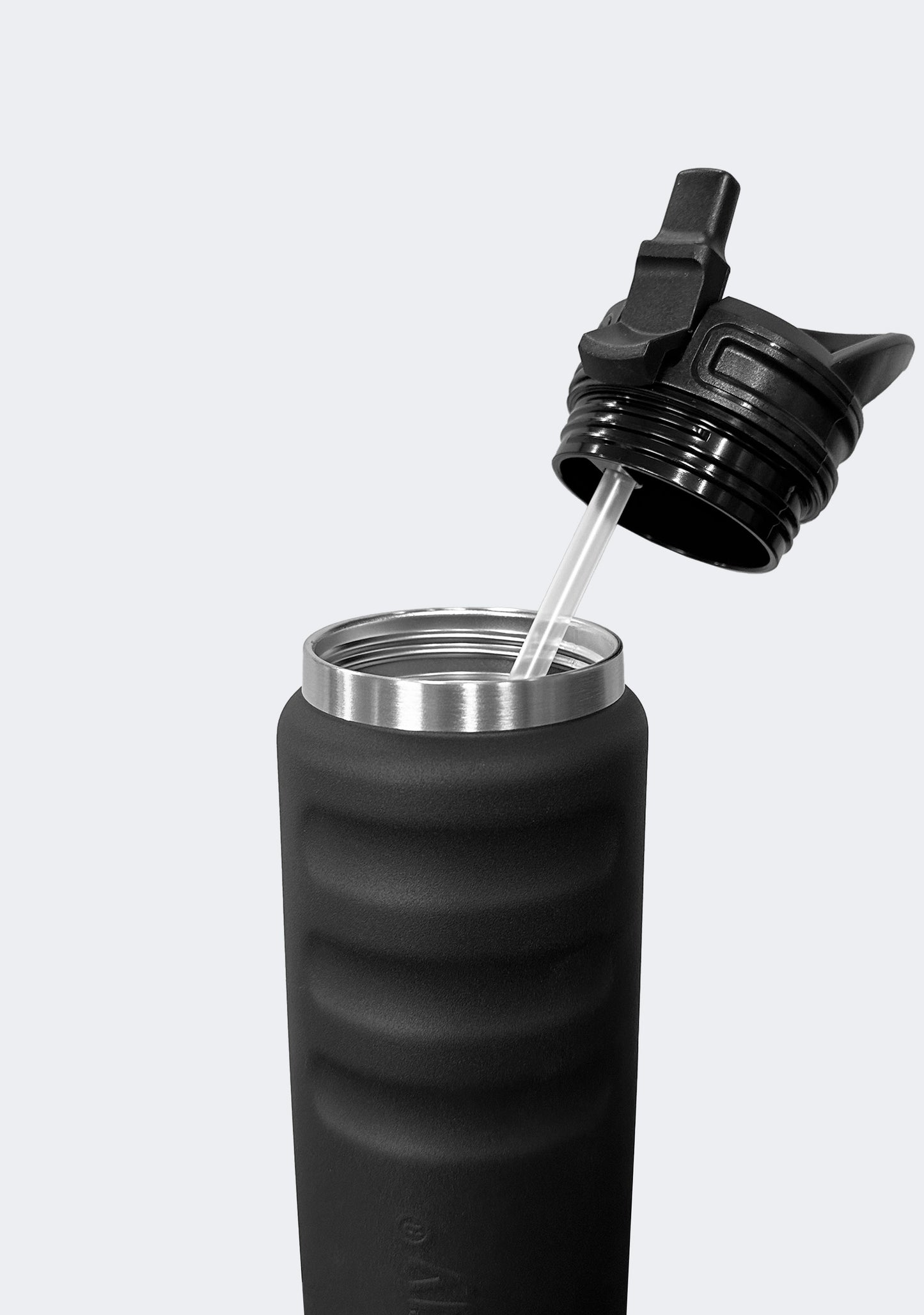 Fridgy 780mL Grip Range Sippy Lid Water Bottle Black