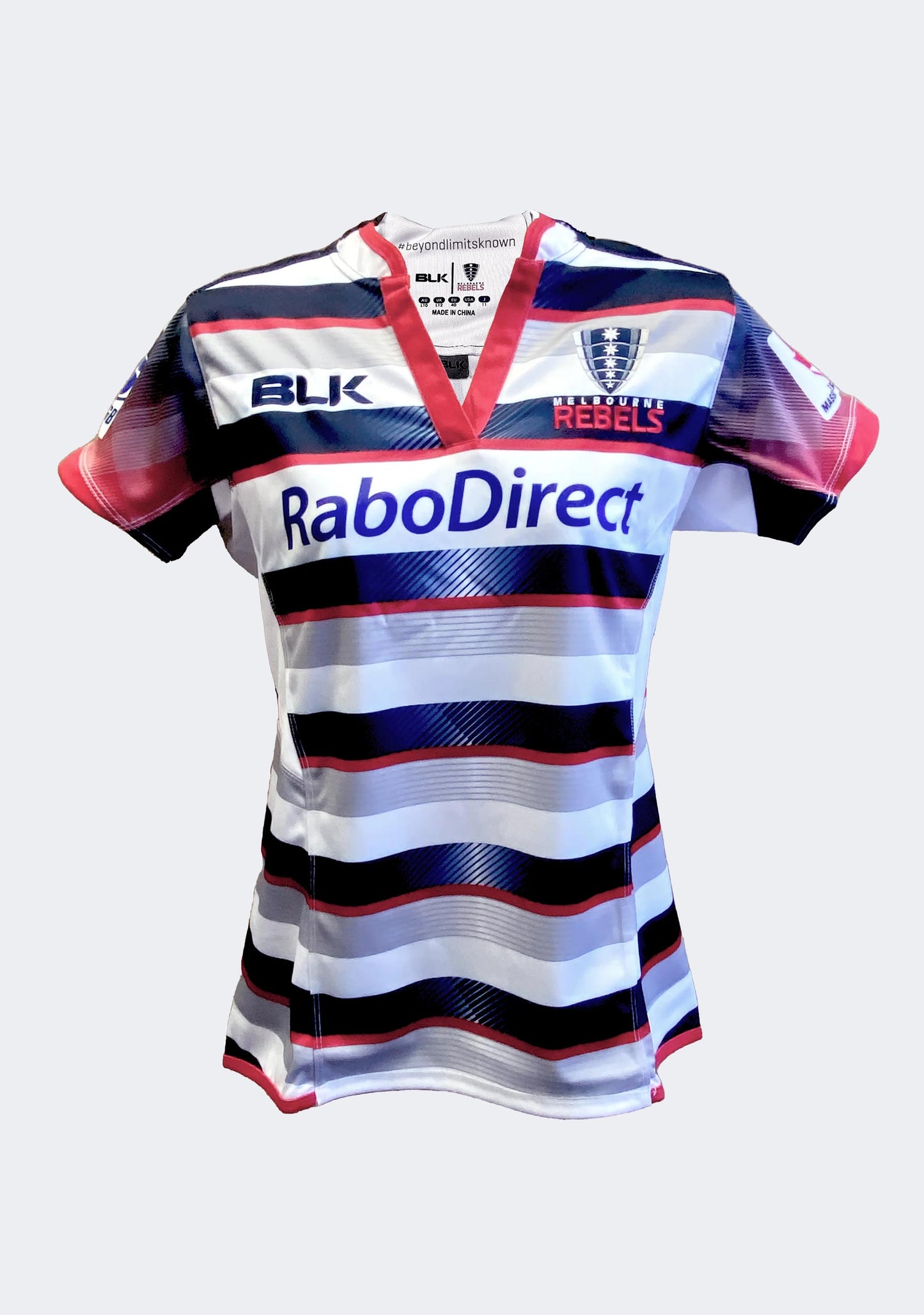 BLK Women's Melbourne Rebels Replica Jersey Home 2015