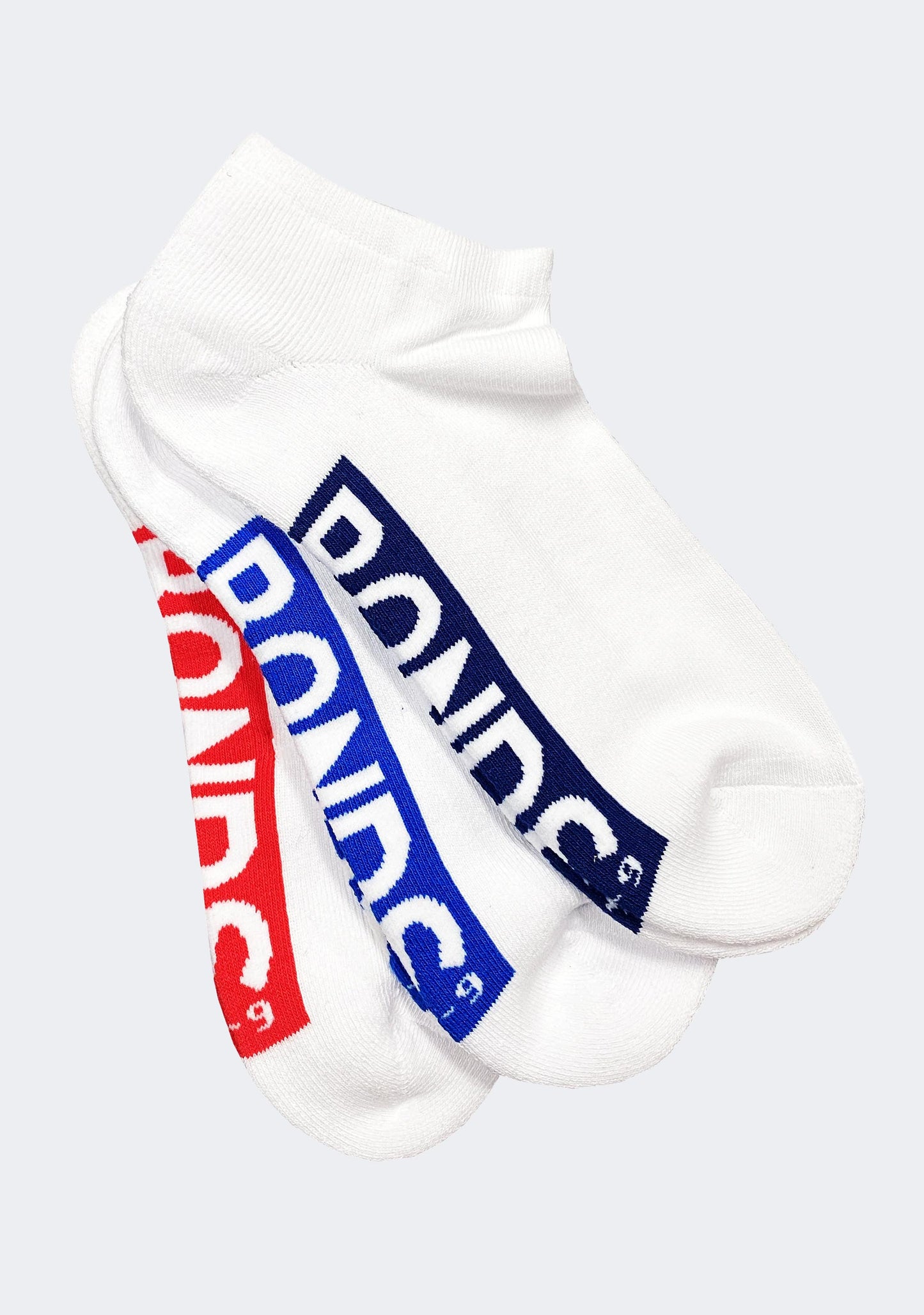 Bonds Men's Cushioned Low Cut 3 Pack White